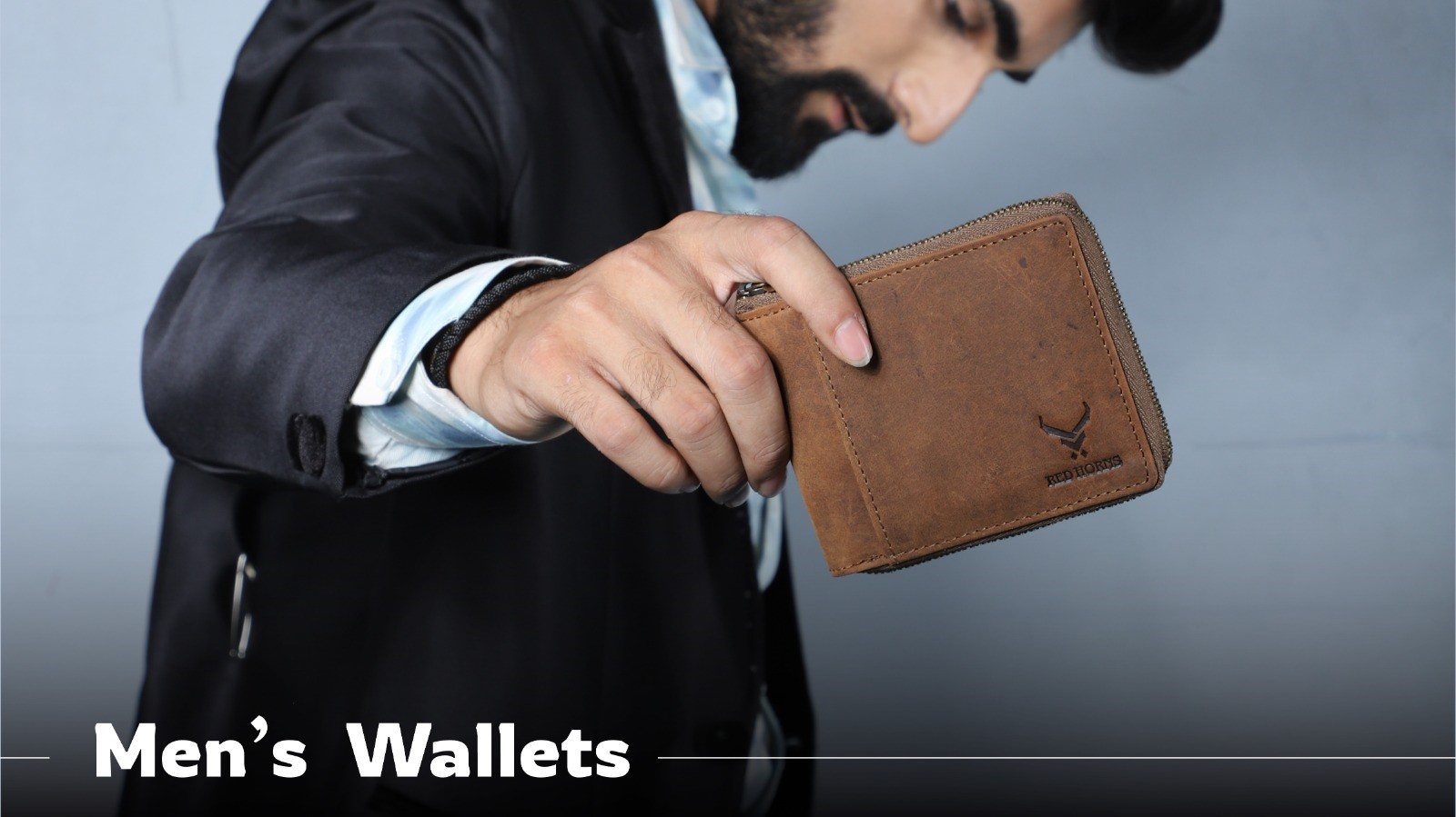 Buy Men s Genuine Leather Wallets Online In India at Best Prices Redhorns
