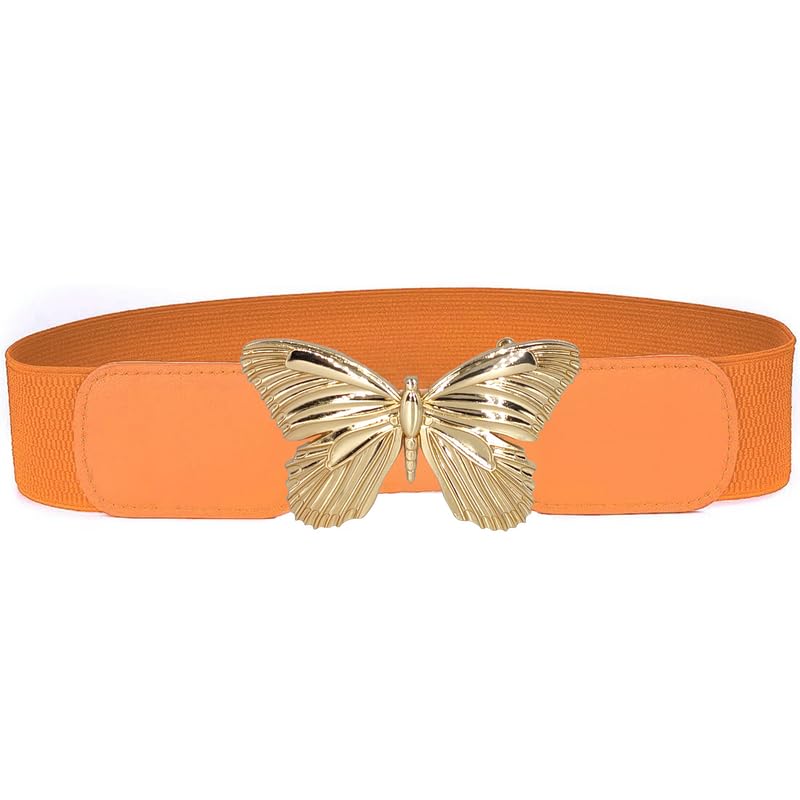 Redhorns Elastic Ladies Wide Belt#color_tan