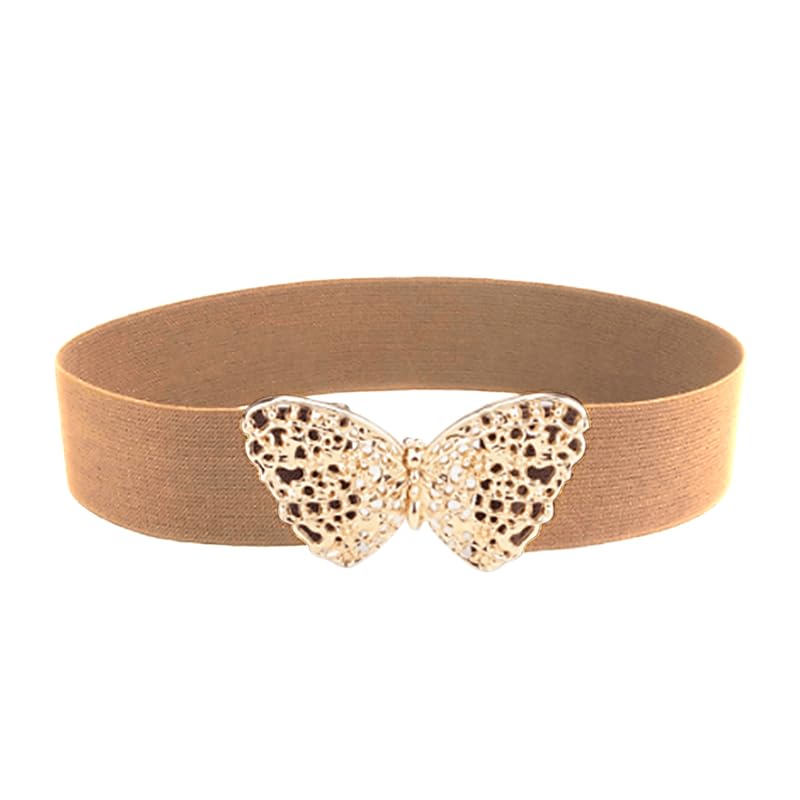 Redhorns Elastic Ladies Wide Belt#color_brown