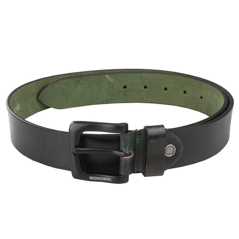 Men leather casual waist Belt#color_green
