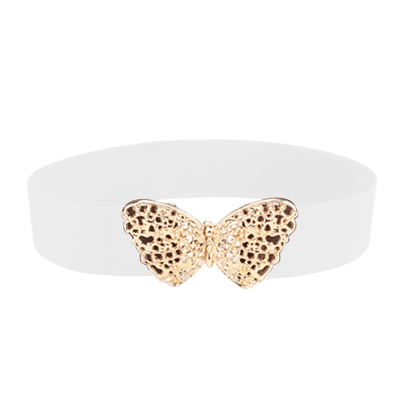 Redhorns Elastic Ladies Wide Belt#color_white