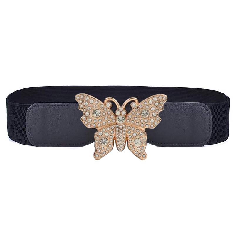 Redhorns Elastic Ladies Wide Belt#color_black