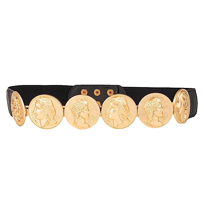 Redhorns Elastic Ladies Wide Belt#color_black-new
