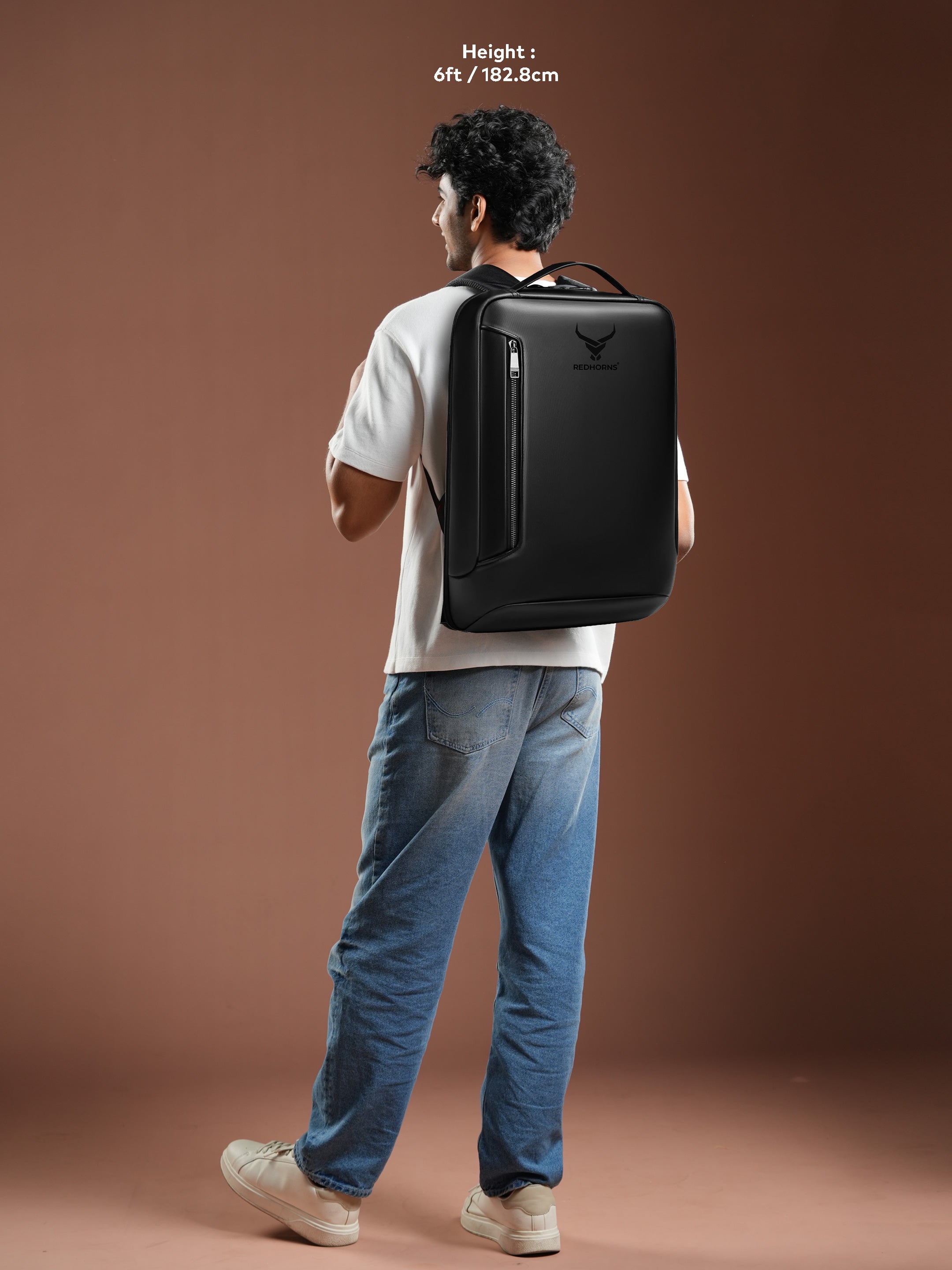 Faux Leather Laptop Backpack new