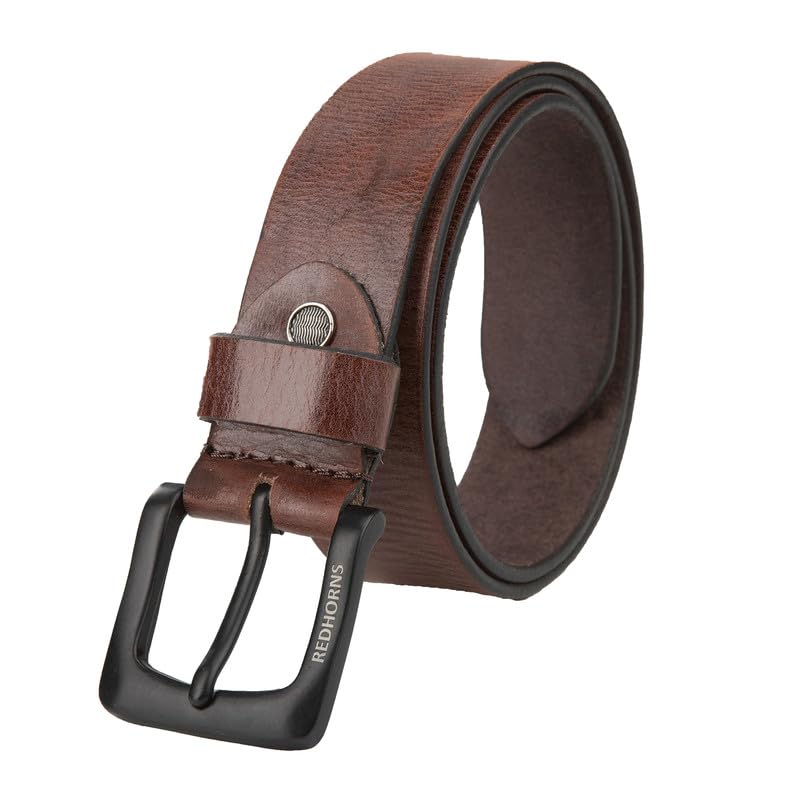 Men leather casual waist Belt#color_tan