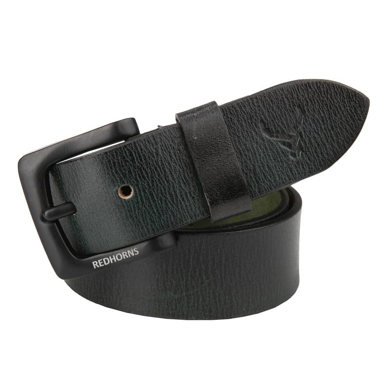 Men leather casual waist Belt#color_green