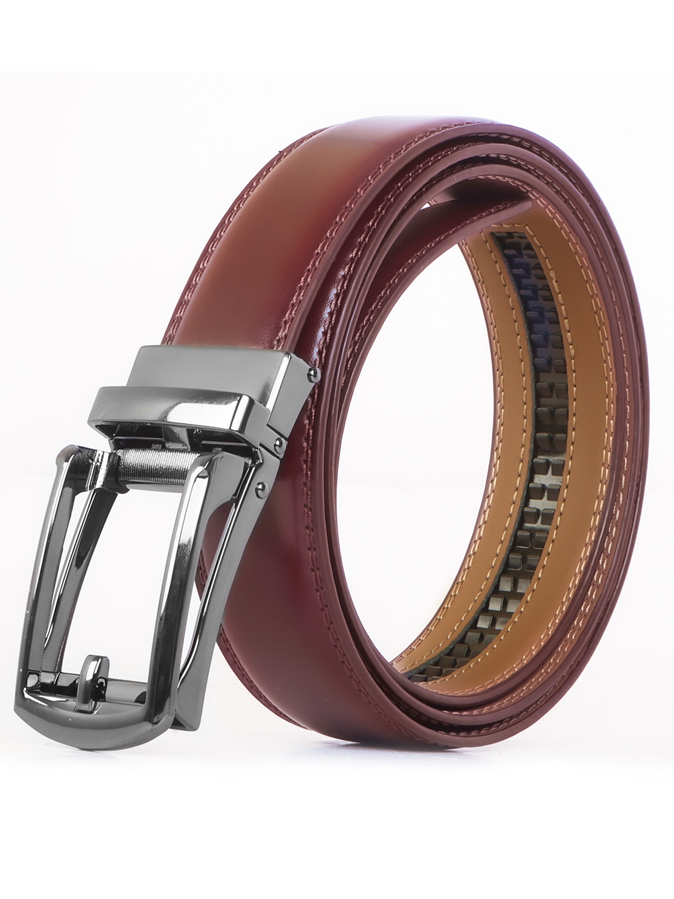 Auto Lock Belt - Brown