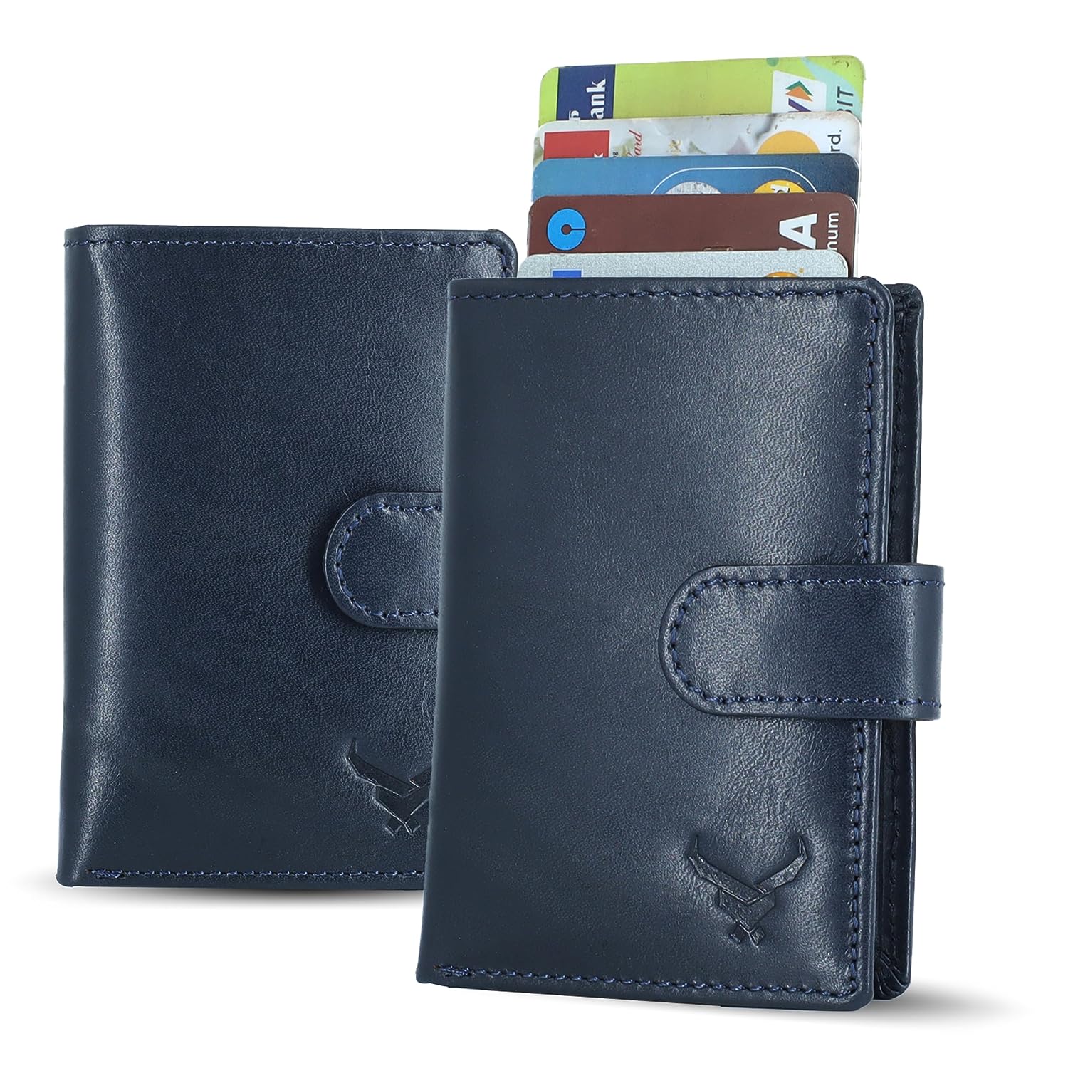 Brown color cardholder#color_navy-blue