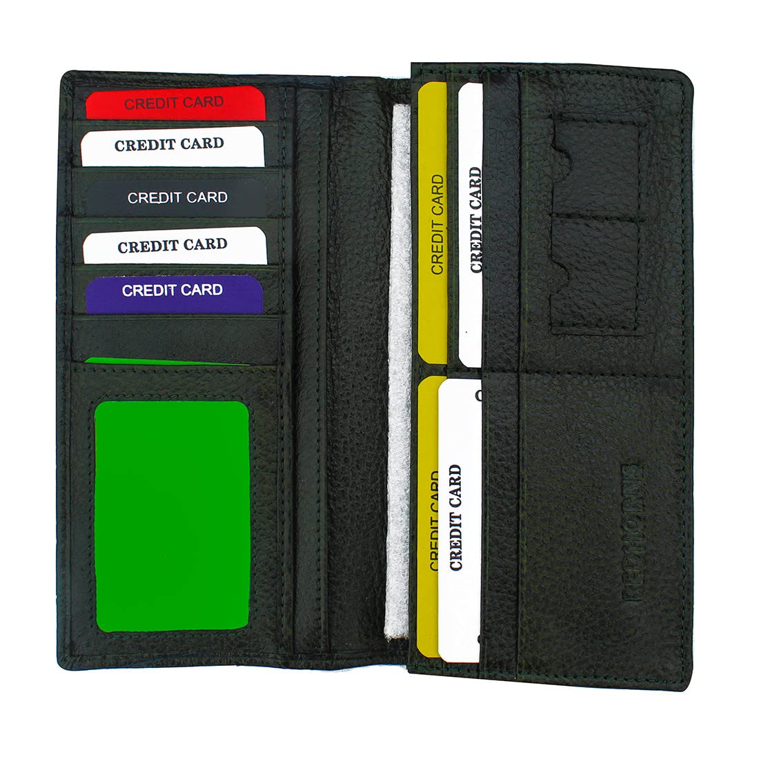 Womens Long Wallet#color_green