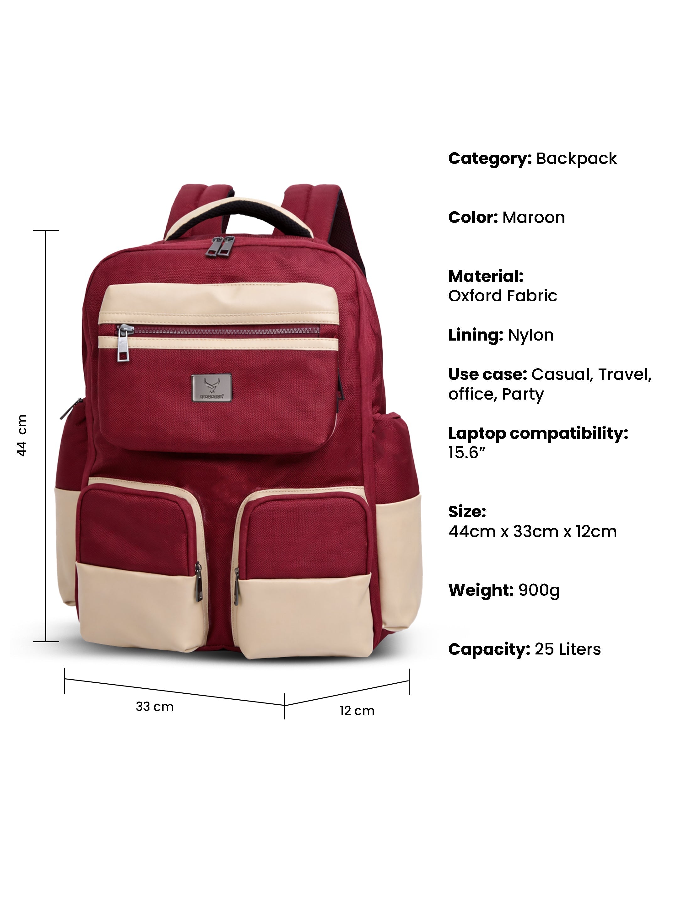 Atlas Pro 25L - Maroon
