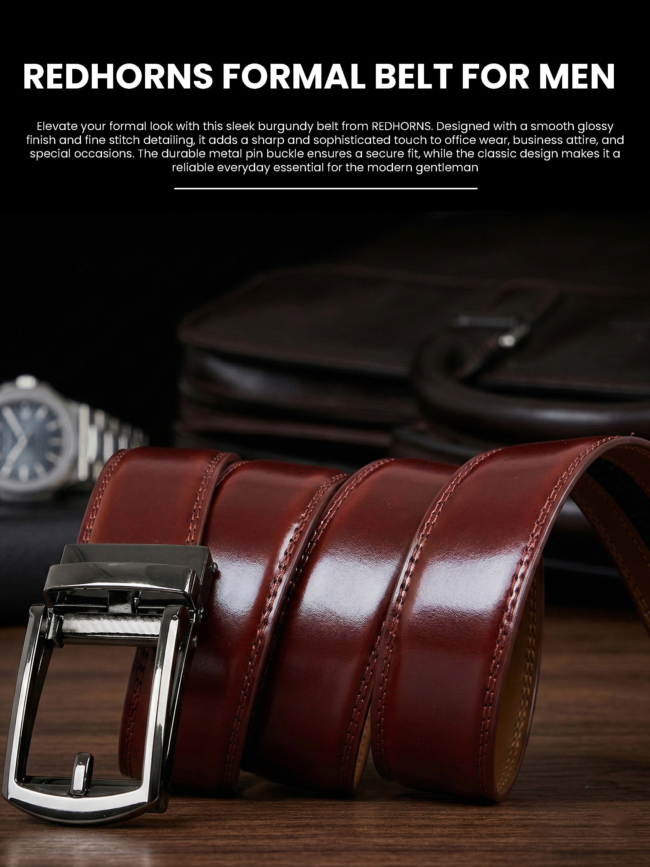 Auto Lock Belt - Brown