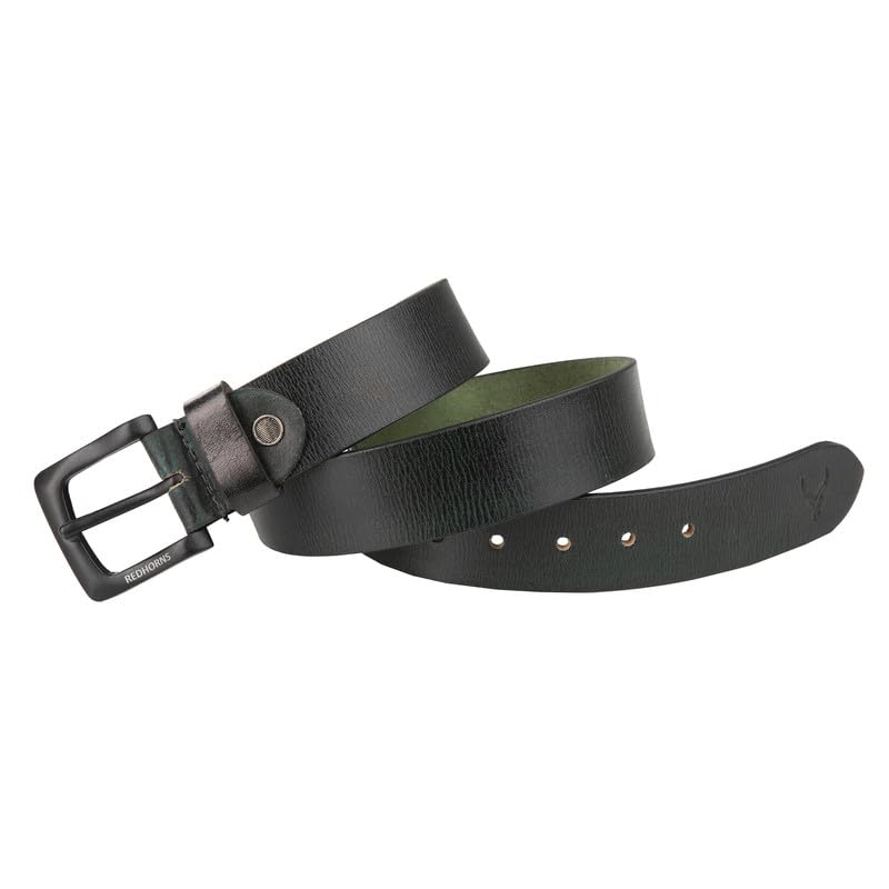 Men leather casual waist Belt#color_green