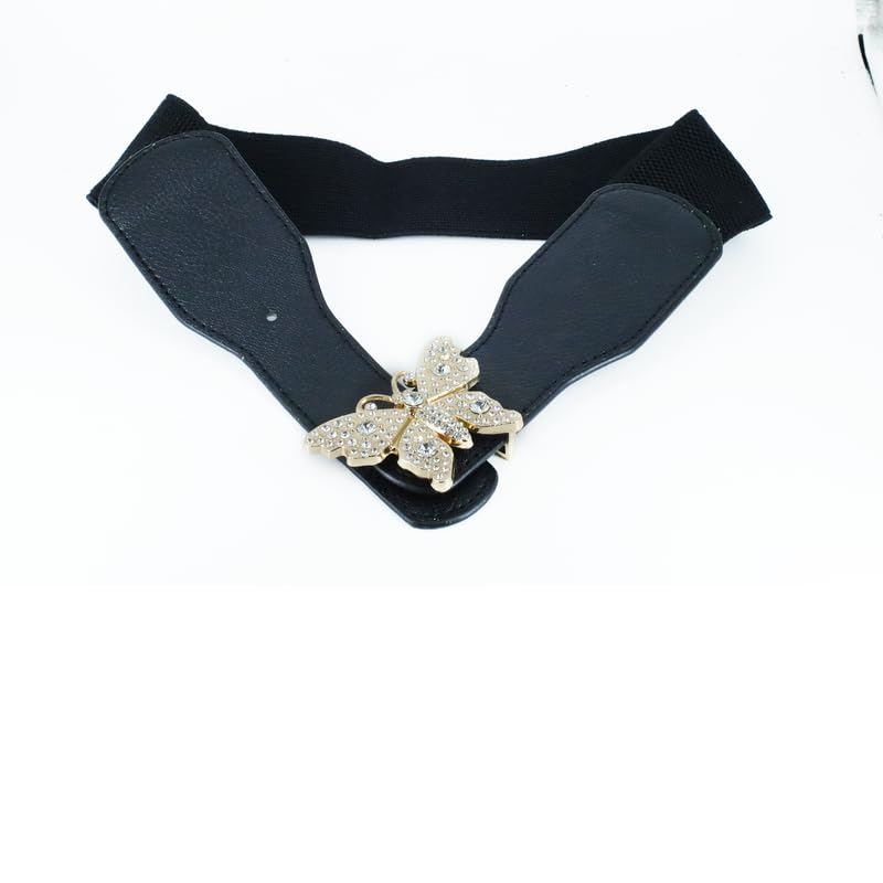 Redhorns Elastic Ladies Wide Belt#color_black