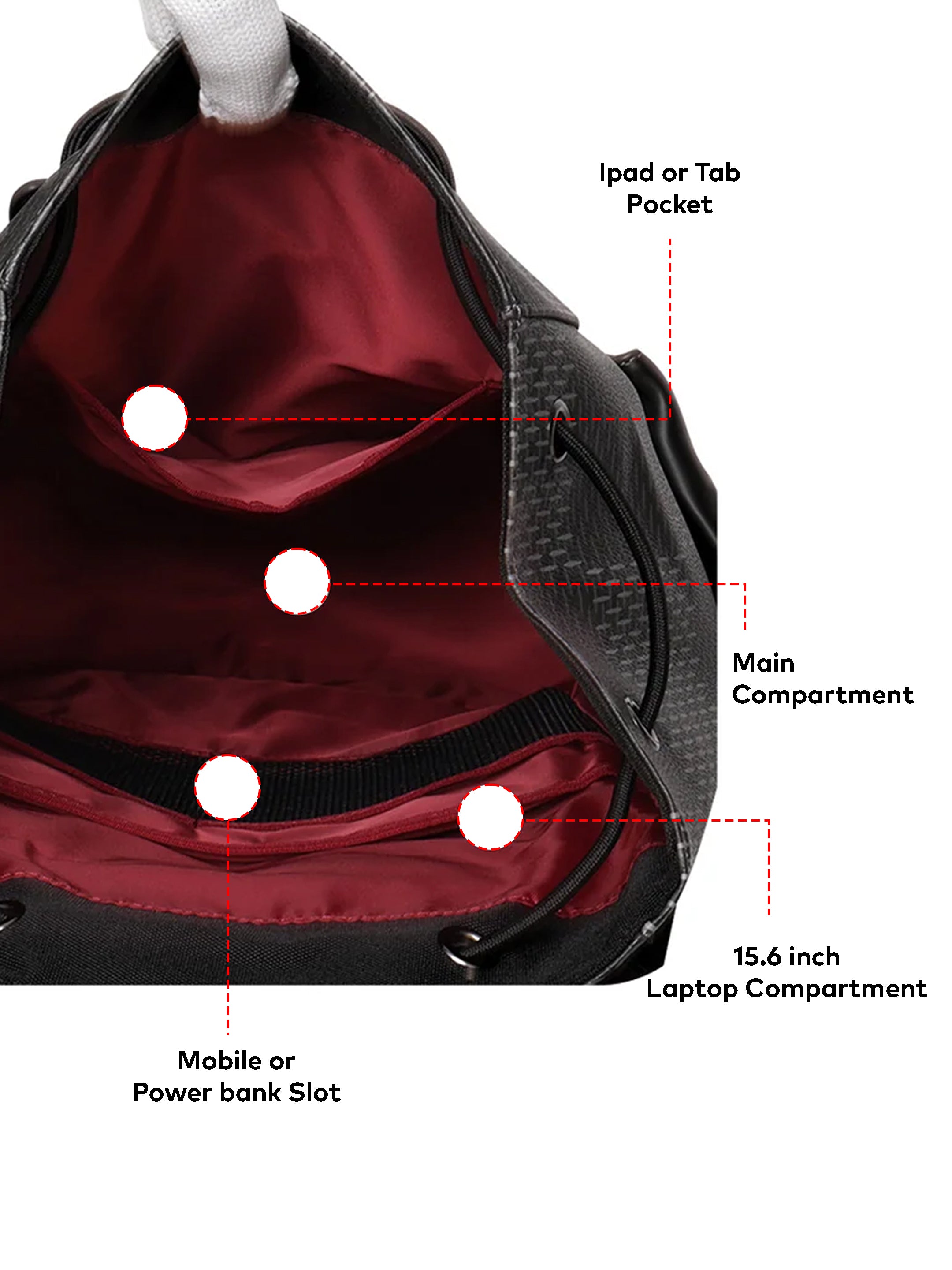 Christopher 25L Waterproof Drawstring Hiking Backpack new