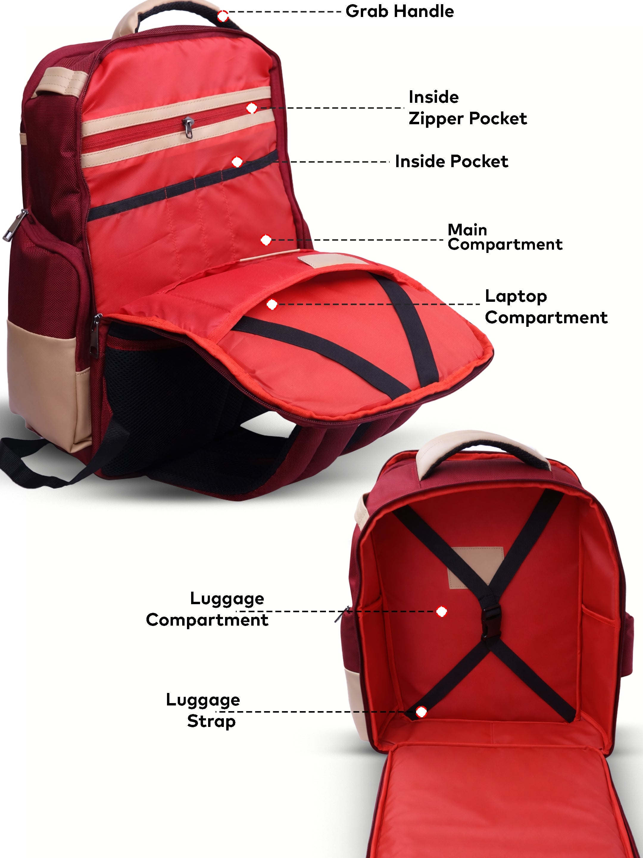 Atlas Pro 25L - Maroon