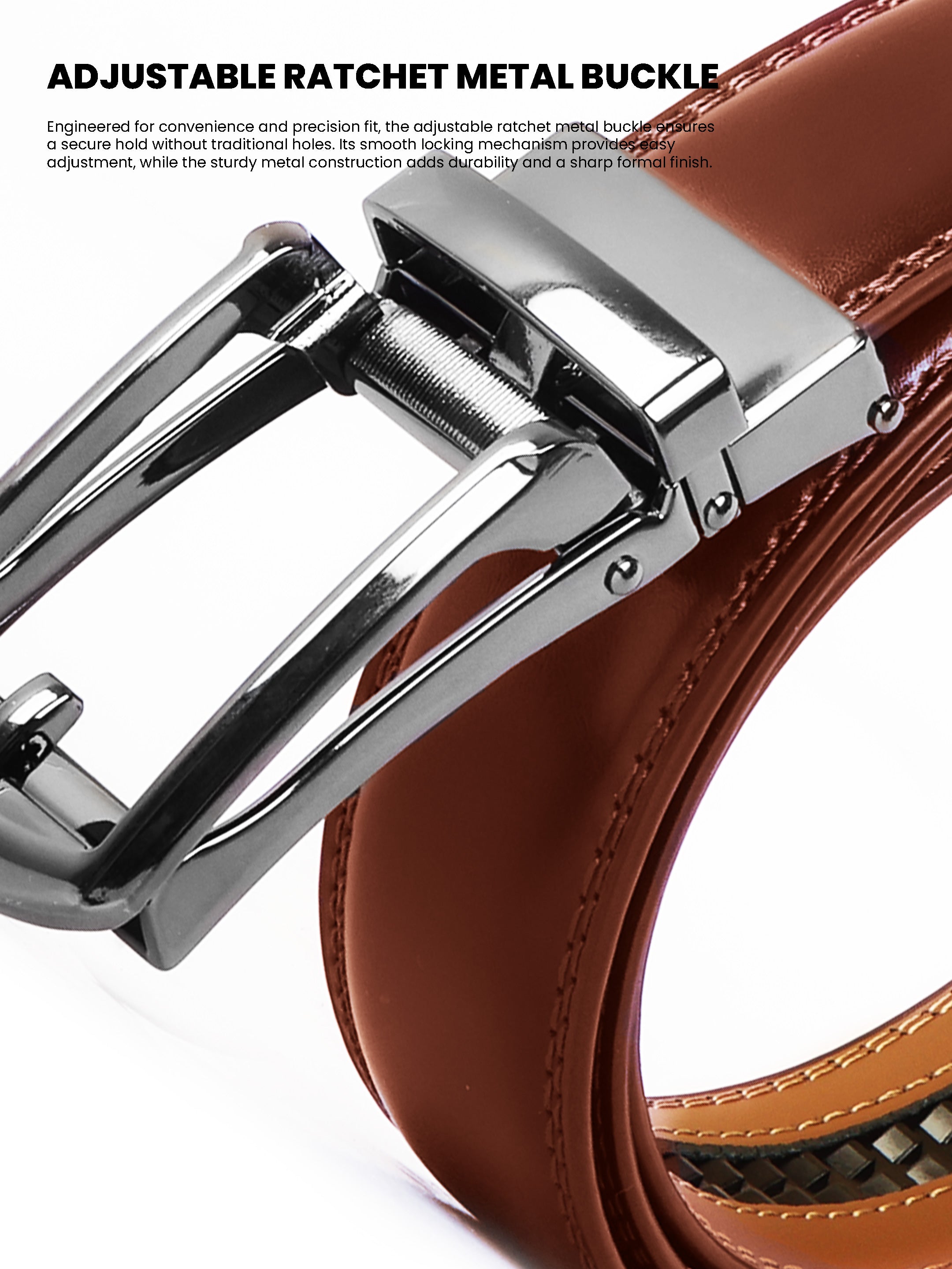 Auto Lock Belt - Tan