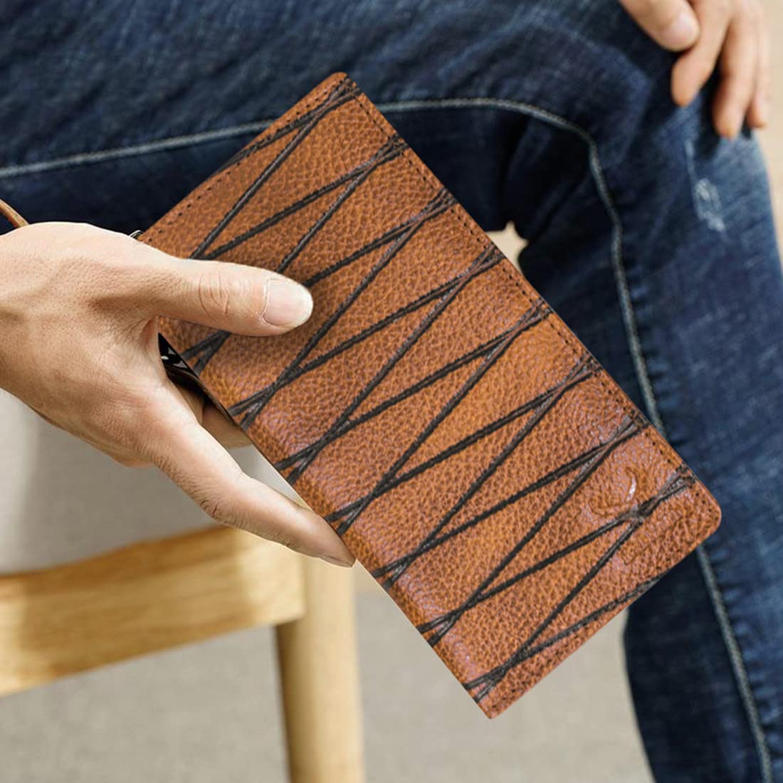 Womens Long Wallet#color_tan
