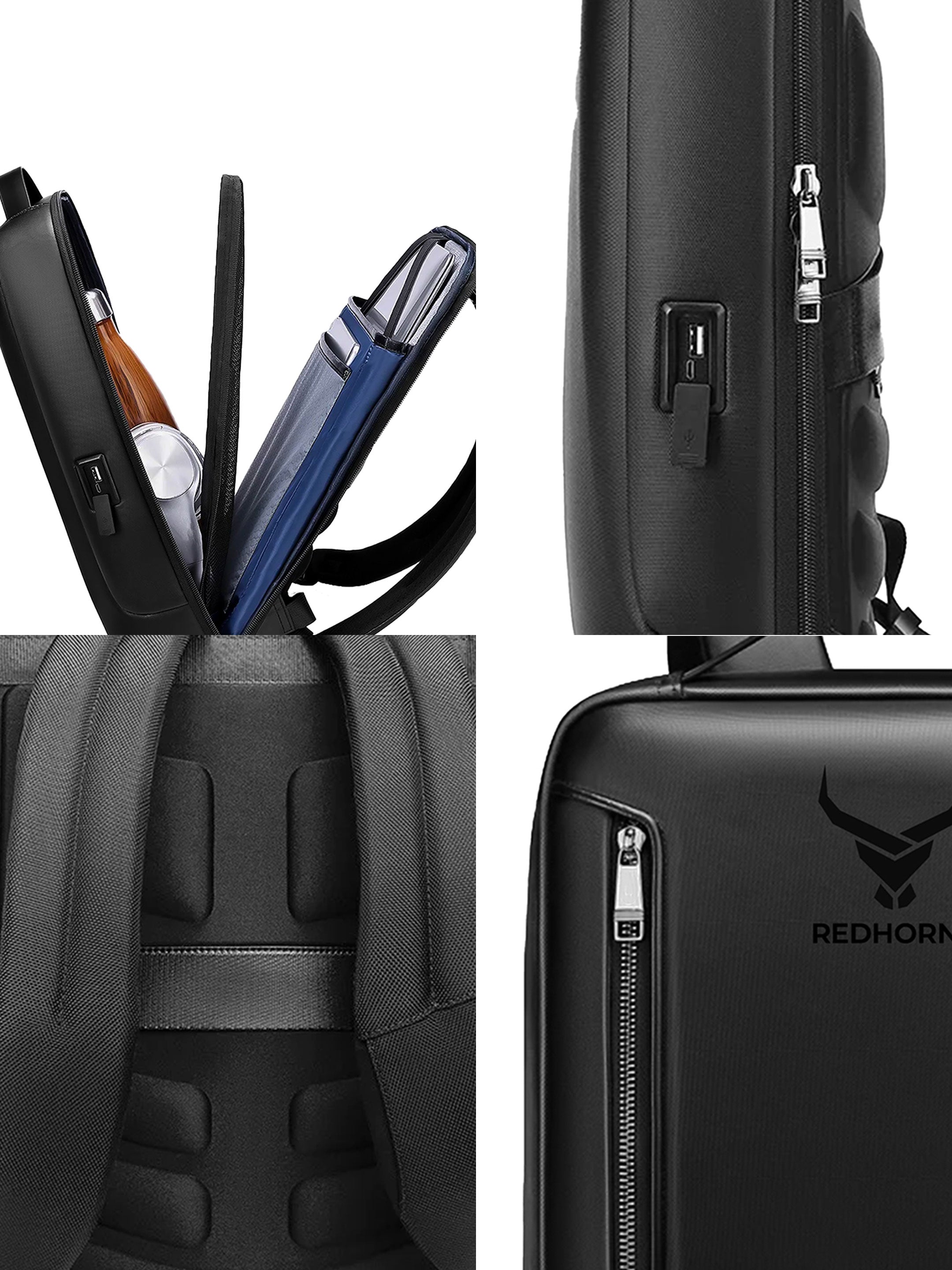 Faux Leather Laptop Backpack new