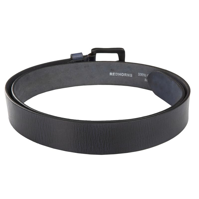 Men leather casual waist Belt#color_navy-blue