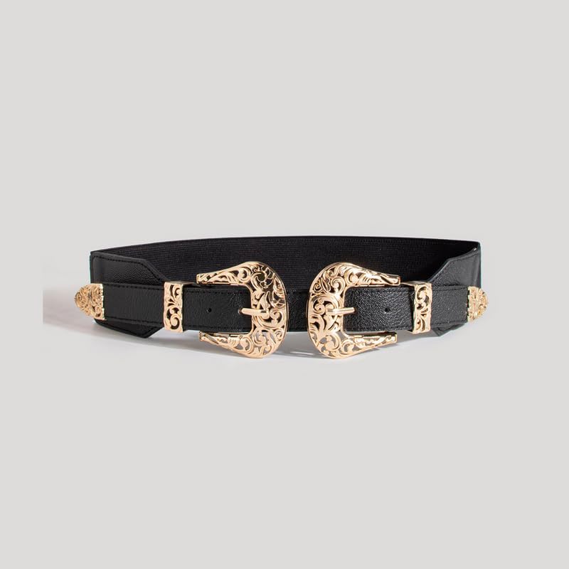 Redhorns Elastic Ladies Wide Belt#color_black
