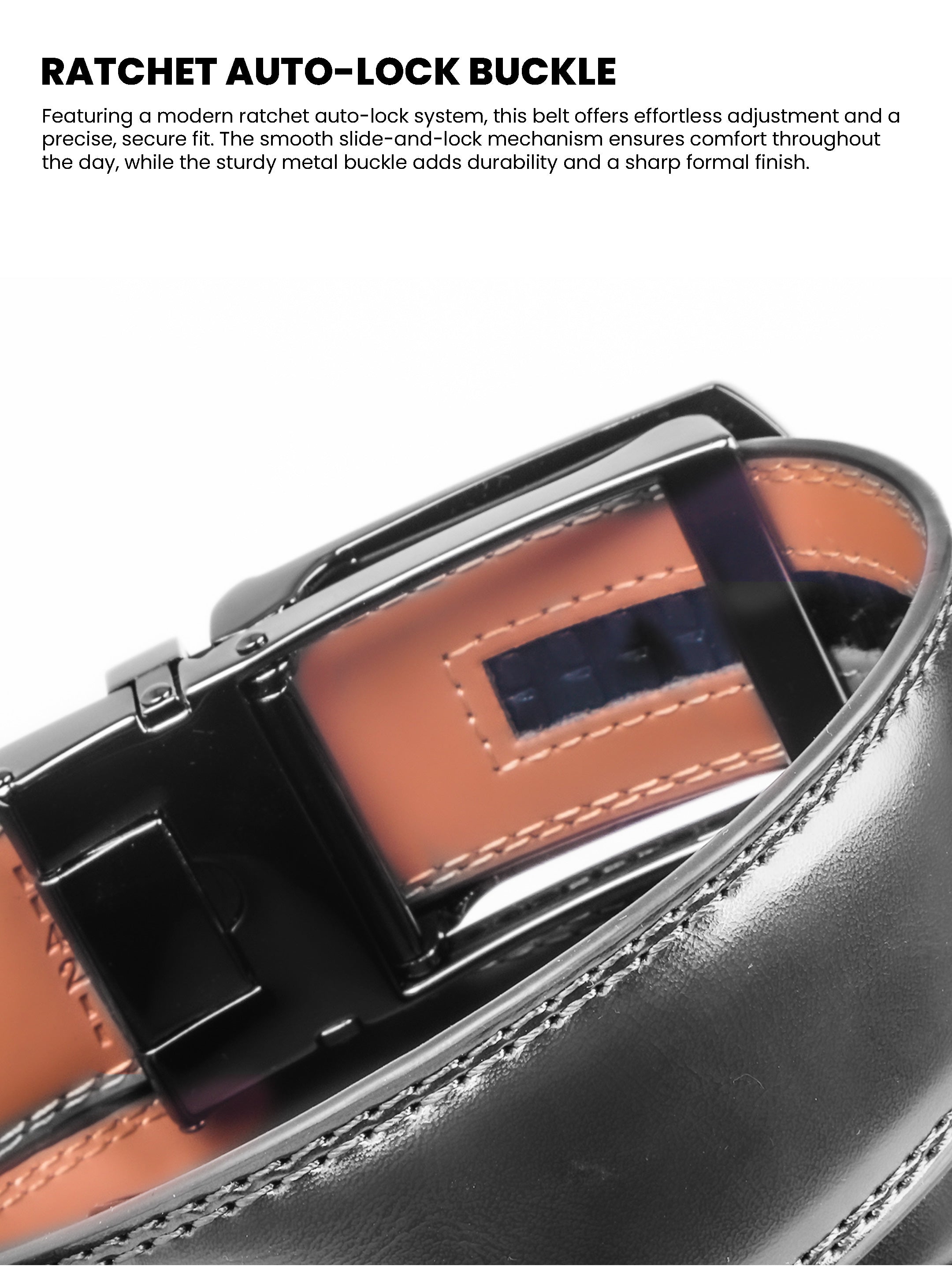 Auto Lock Belt - Black Texture