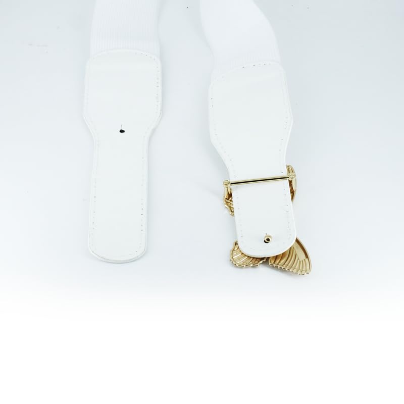 Redhorns Elastic Ladies Wide Belt#color_white