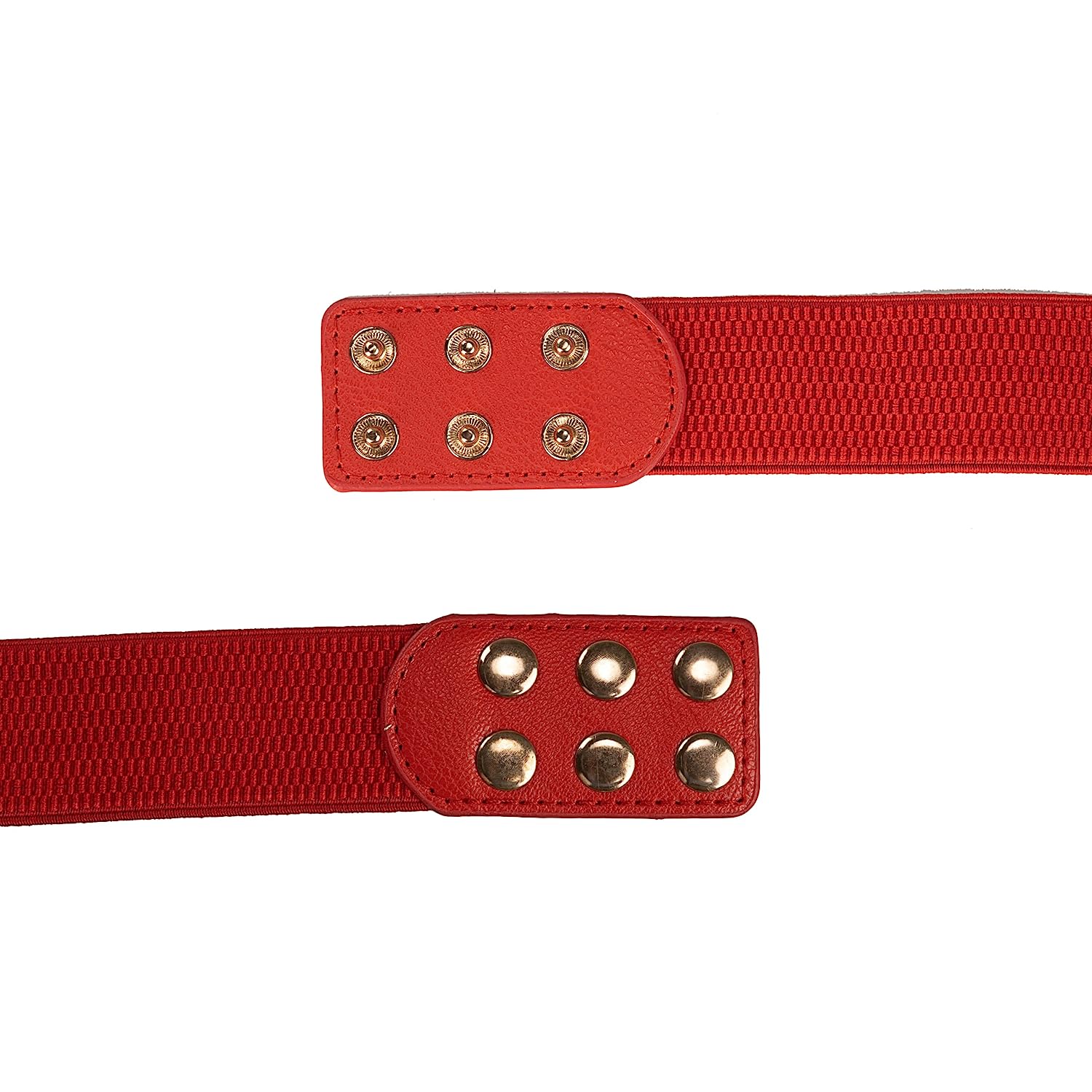 Redhorns Elastic Ladies Wide Belt#color_red