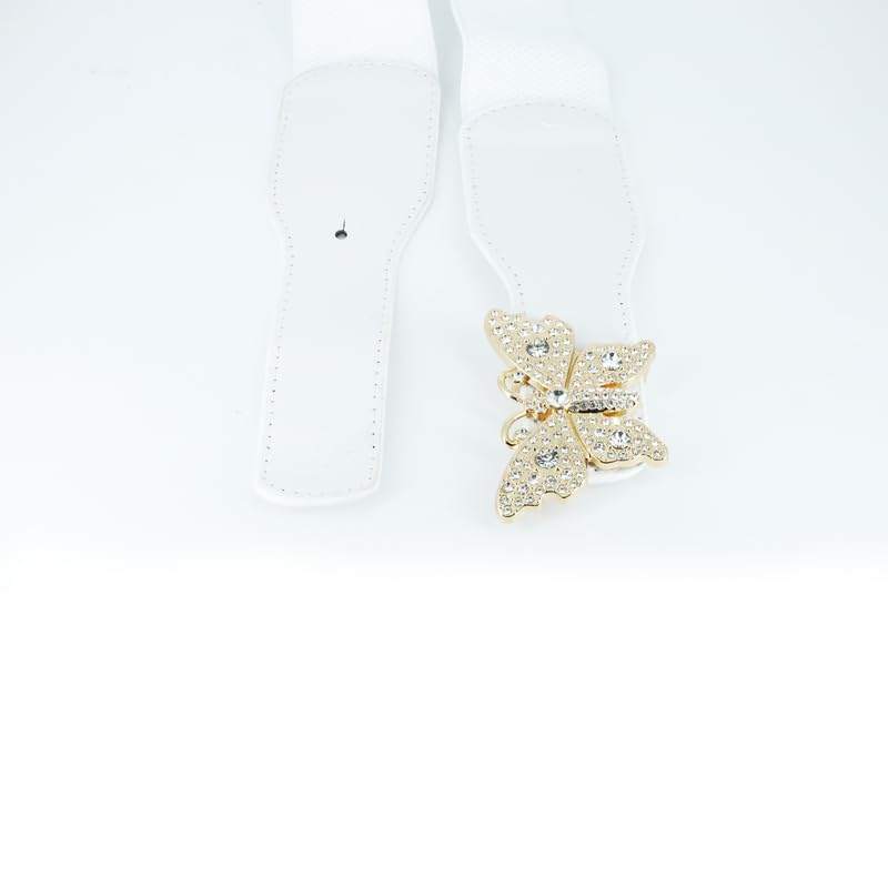 Redhorns Elastic Ladies Wide Belt#color_white