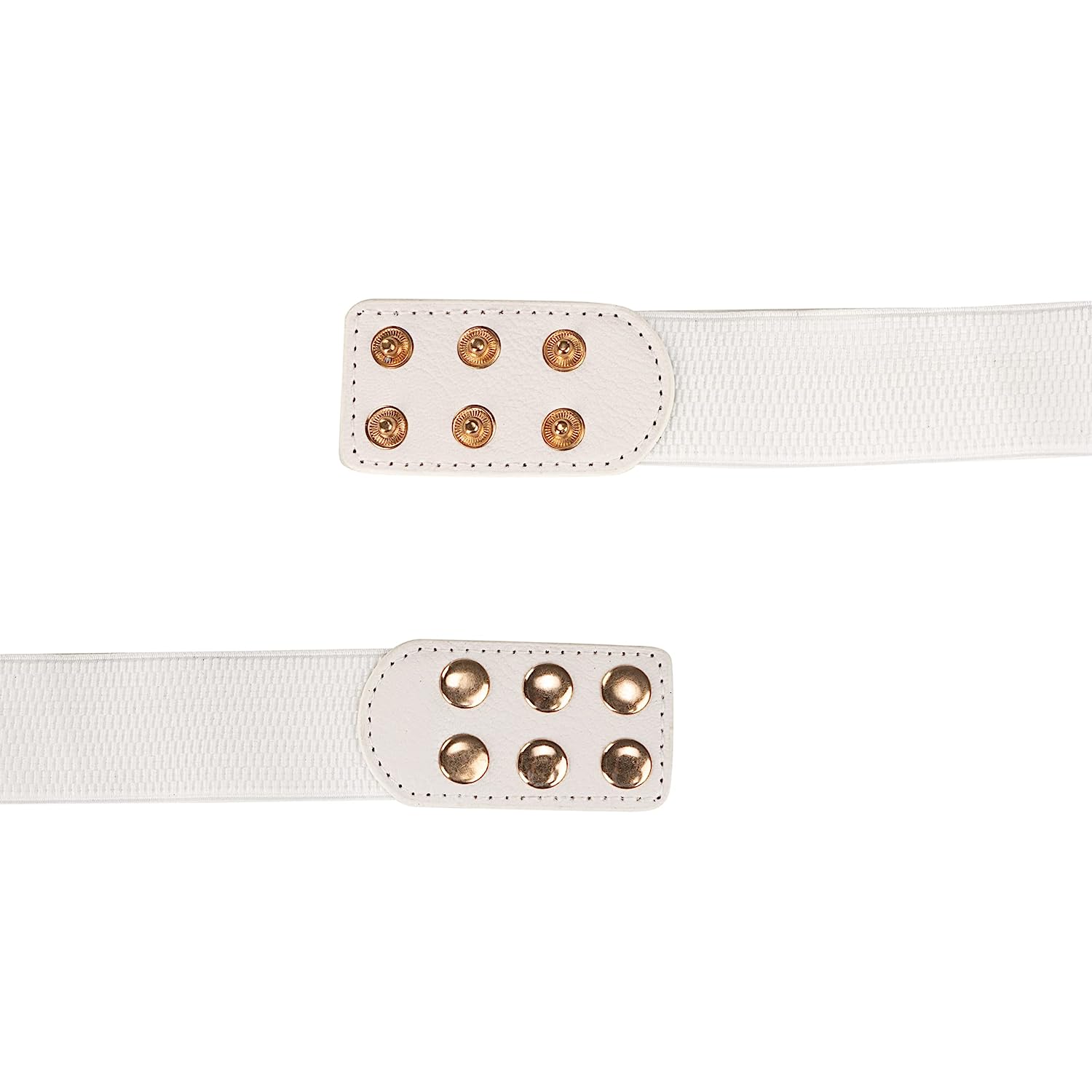 Redhorns Elastic Ladies Wide Belt#color_white