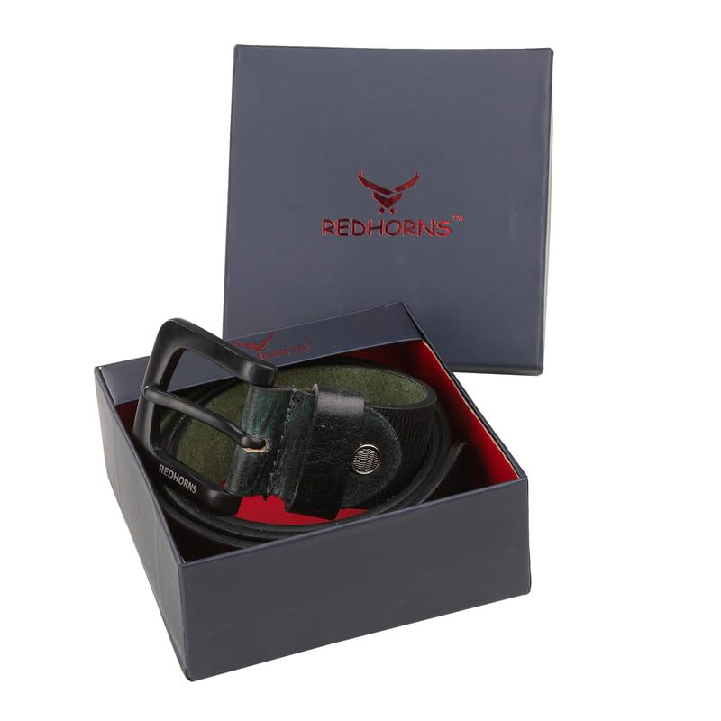 Men leather casual waist Belt#color_green