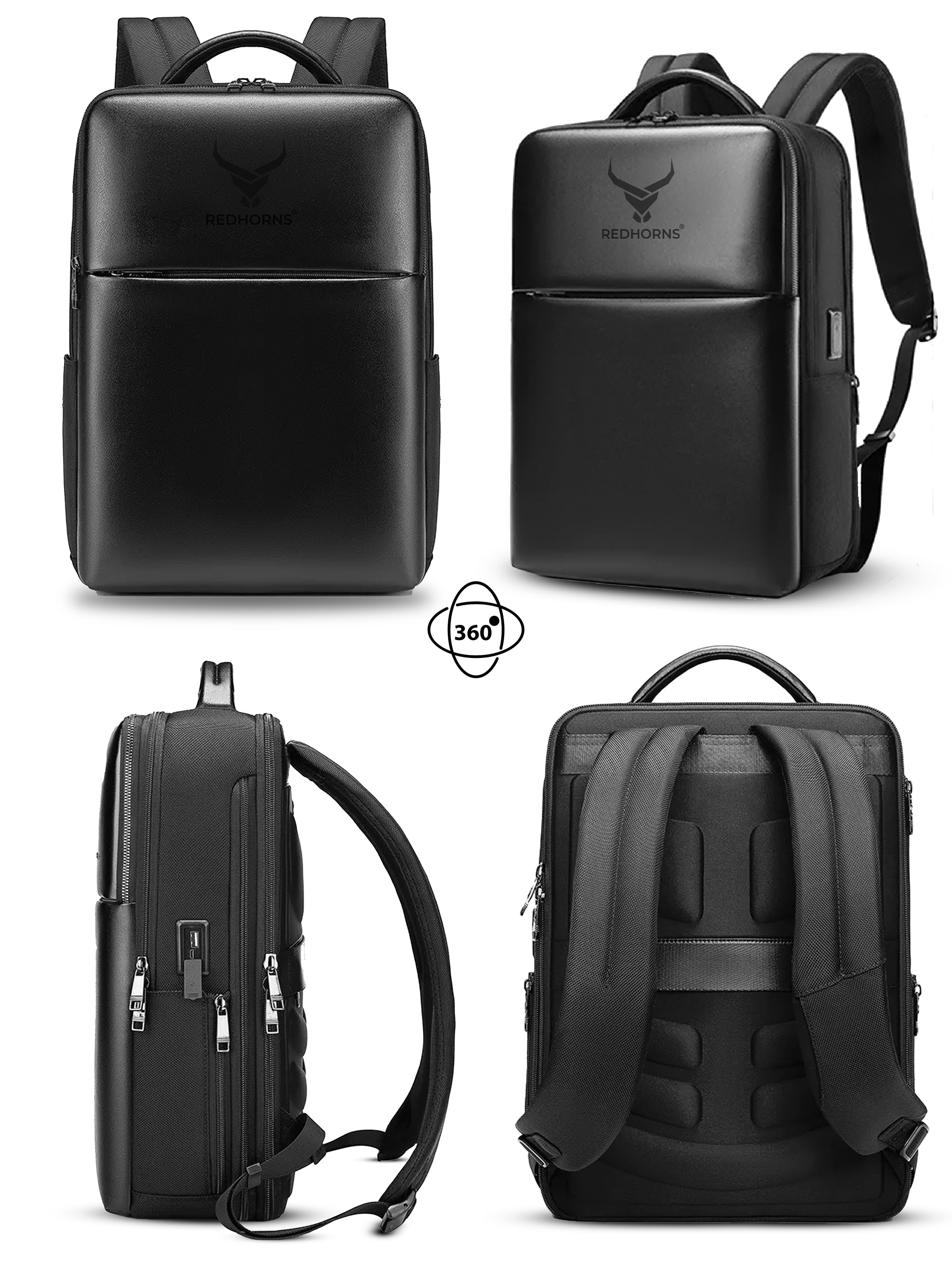 20L Waterproof Anti-theft 15.6" Laptop Backpack With USB Charging Port(new}