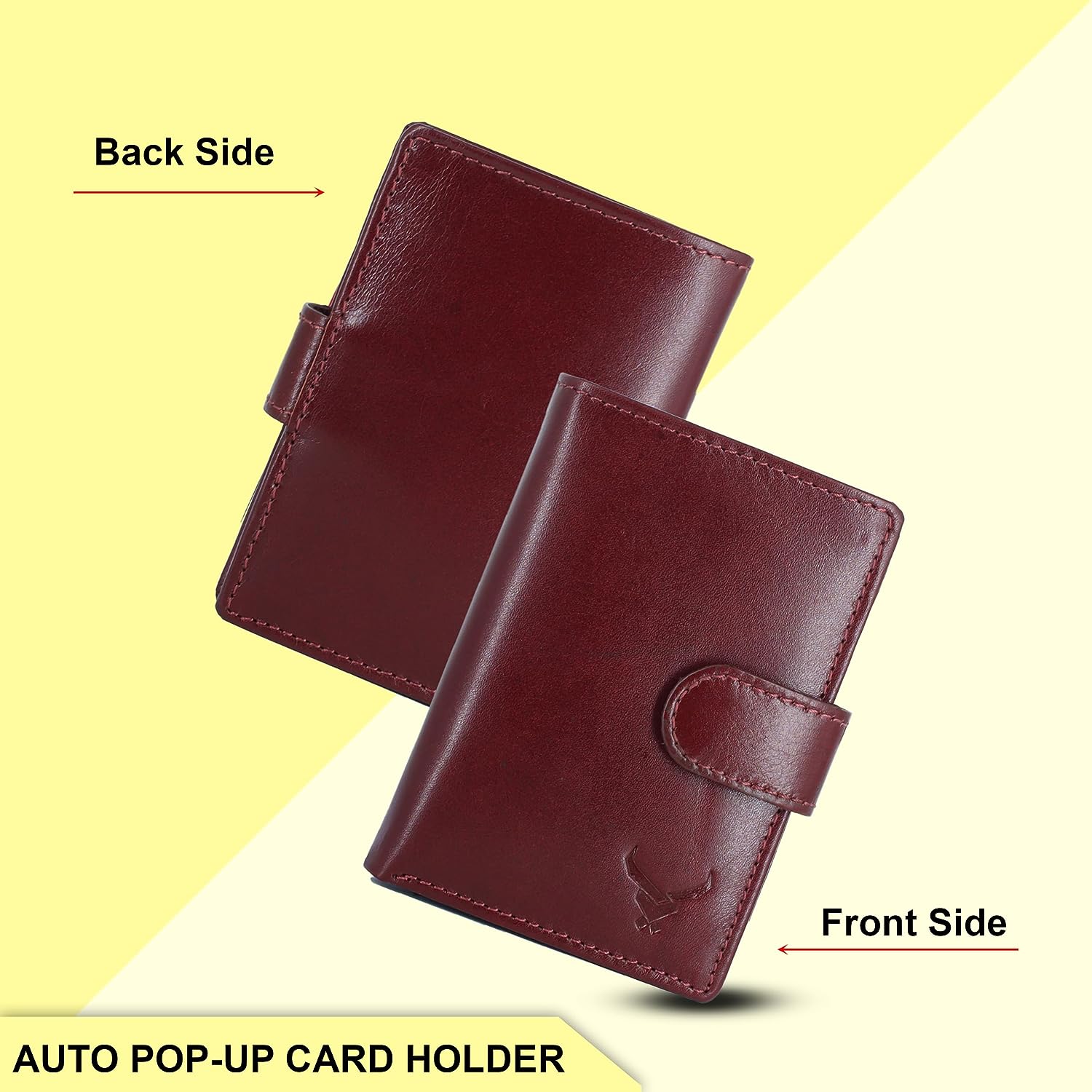 Brown color cardholder#color_maroon