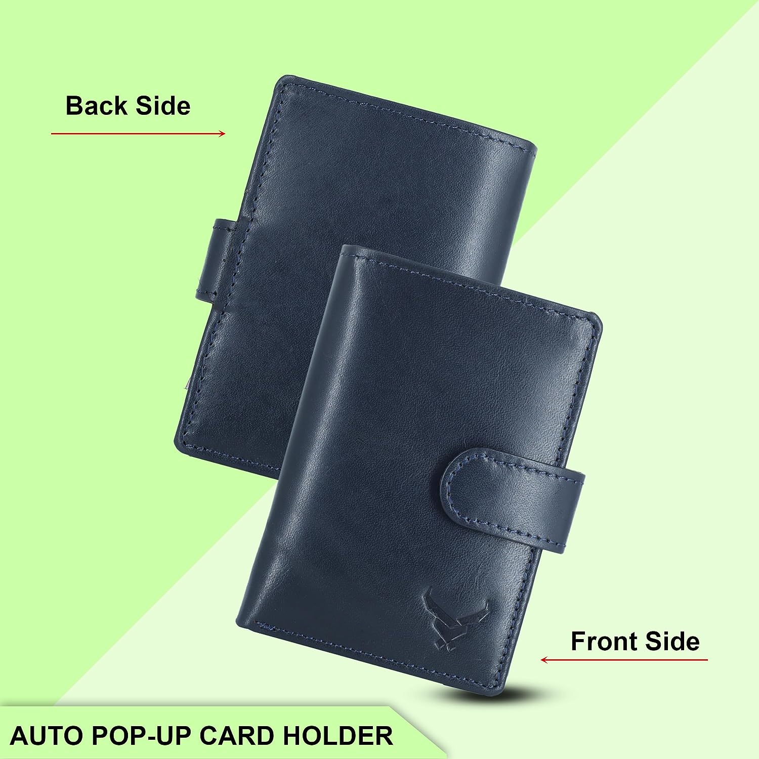 Brown color cardholder#color_navy-blue