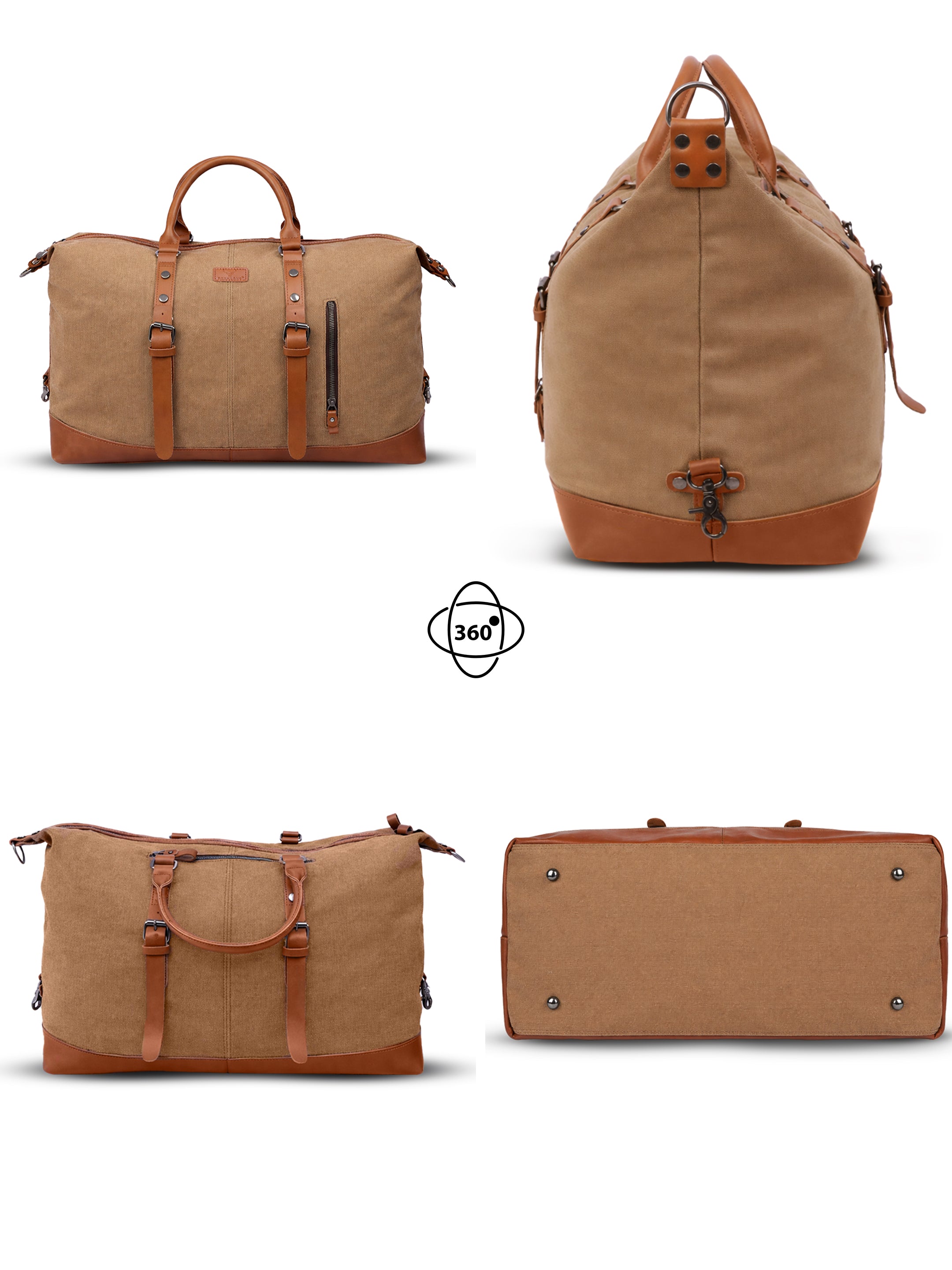 Heritage Canvas Duffel Bag – 72L