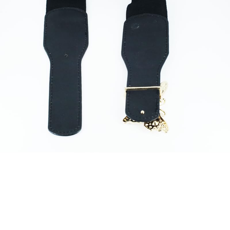 Redhorns Elastic Ladies Wide Belt#color_black