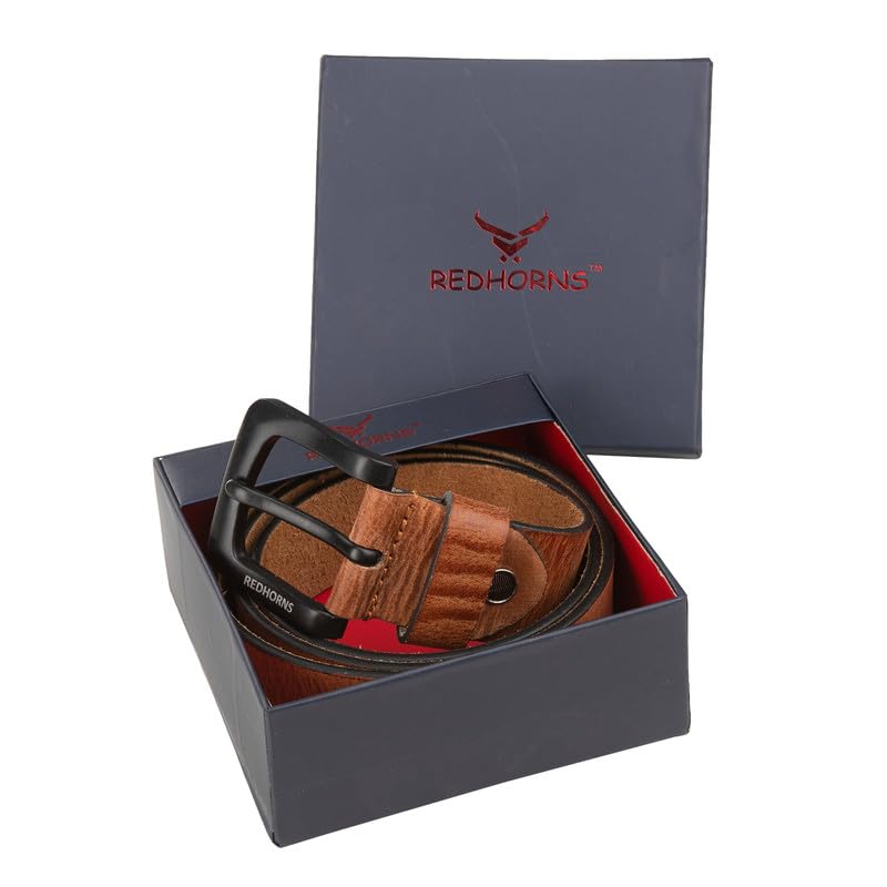 Men leather casual waist Belt#color_london-brown