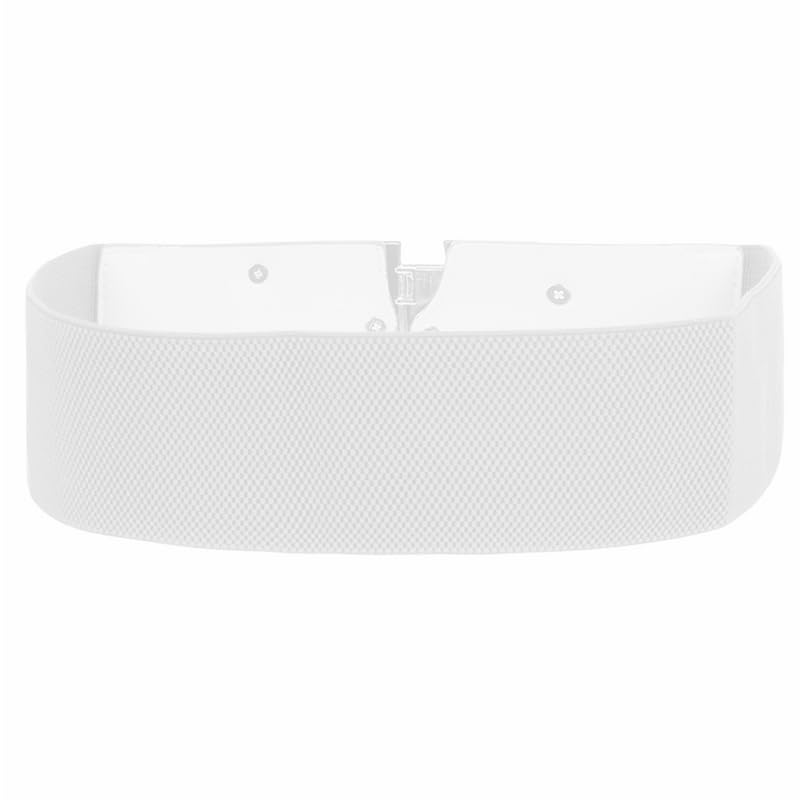Redhorns Elastic Ladies Wide Belt#color_white