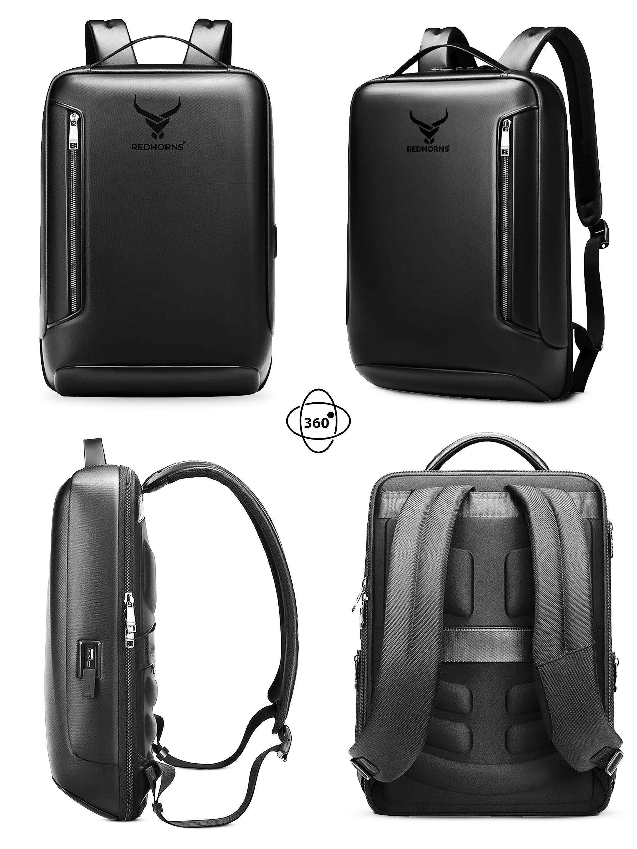 Faux Leather Laptop Backpack new