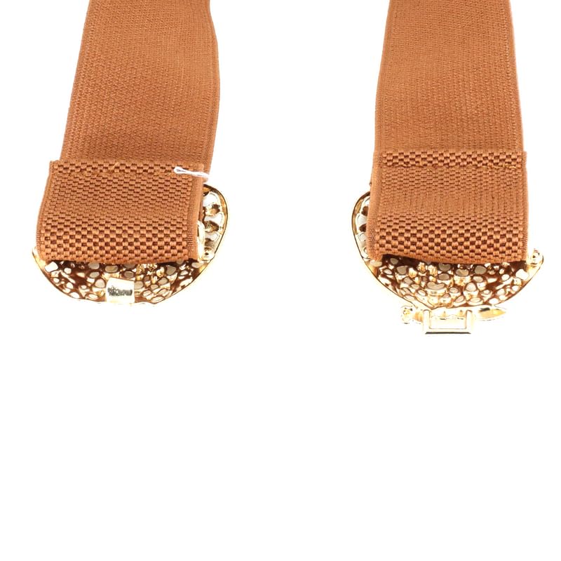 Redhorns Elastic Ladies Wide Belt#color_brown