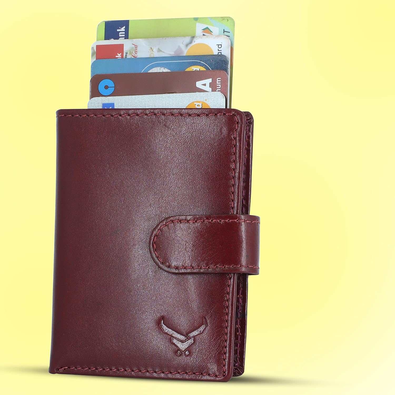 Brown color cardholder#color_maroon