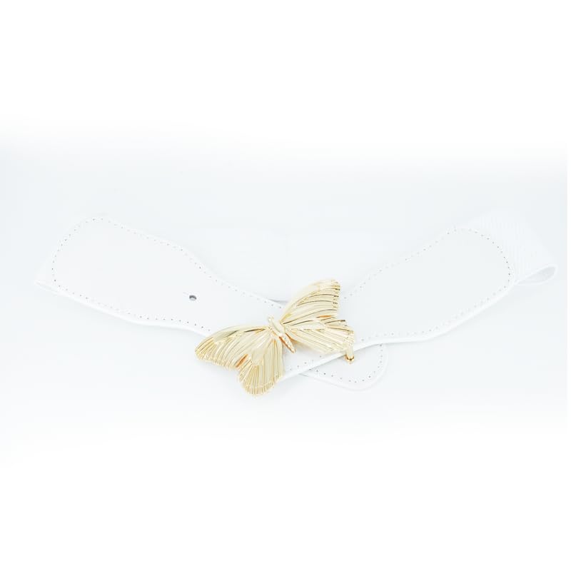 Redhorns Elastic Ladies Wide Belt#color_white