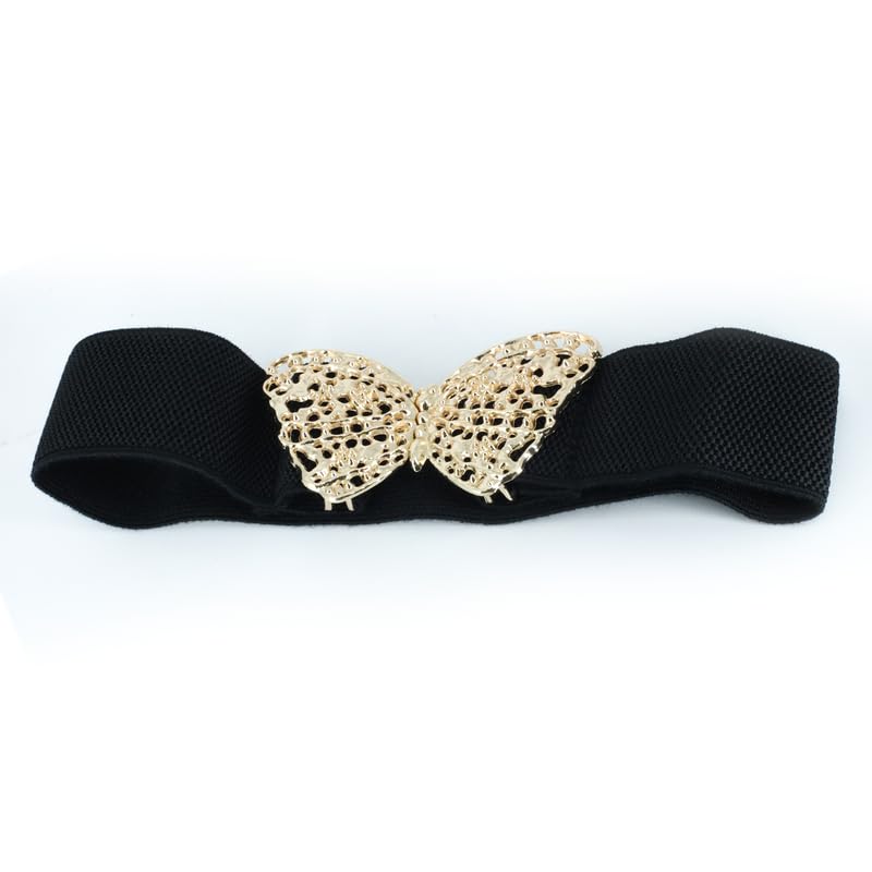 Redhorns Elastic Ladies Wide Belt#color_black