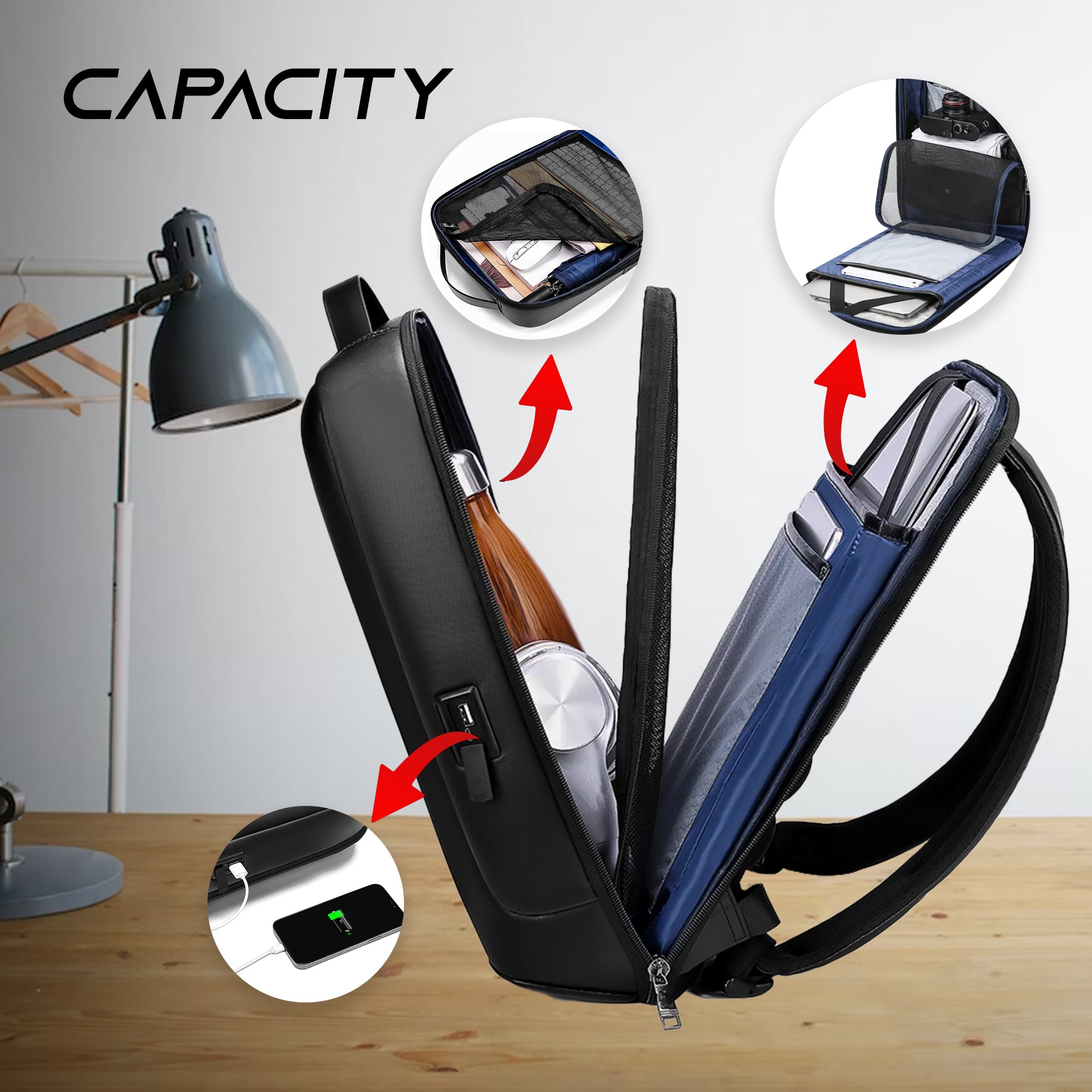 Waterproof laptop bag#color_black