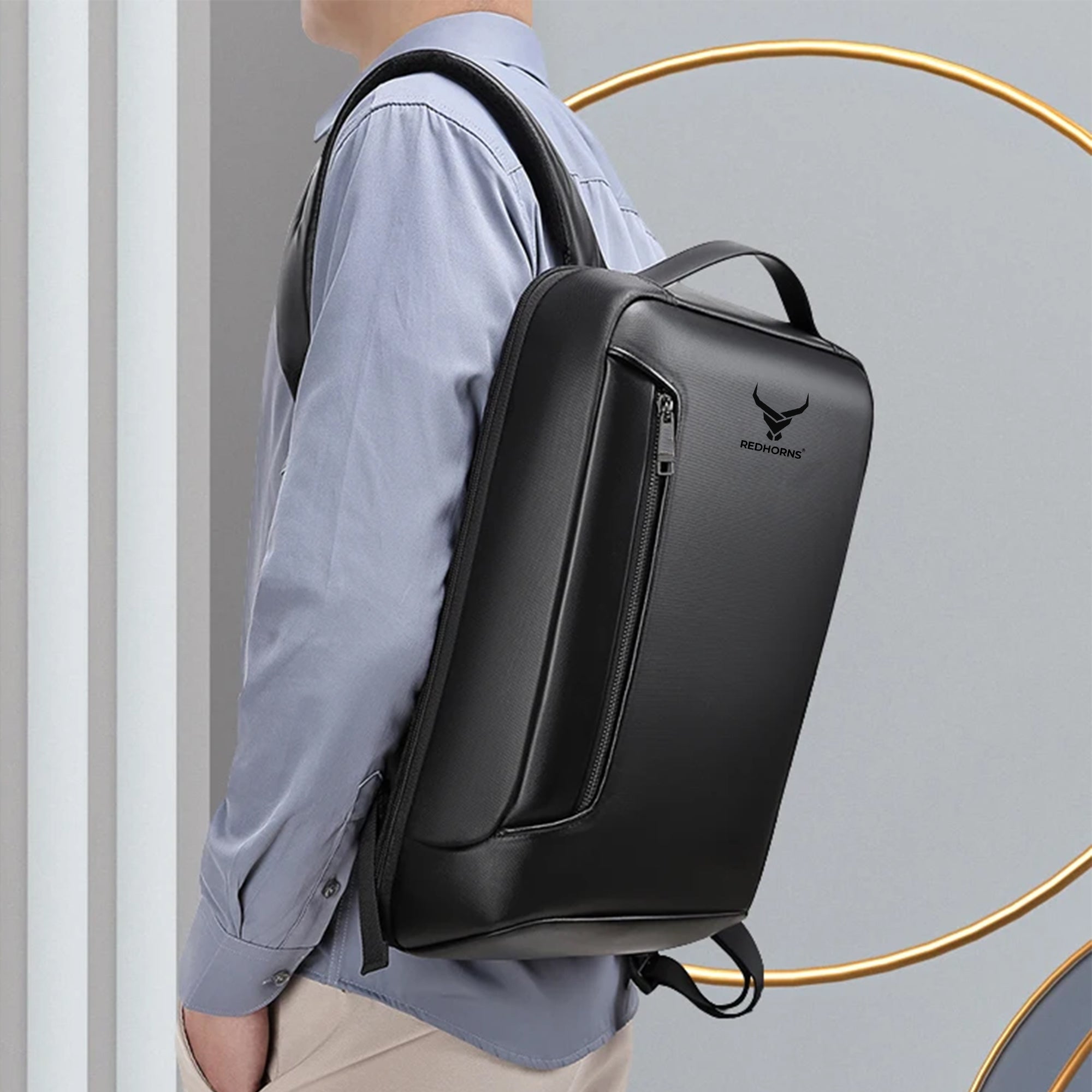 Waterproof laptop bag#color_black