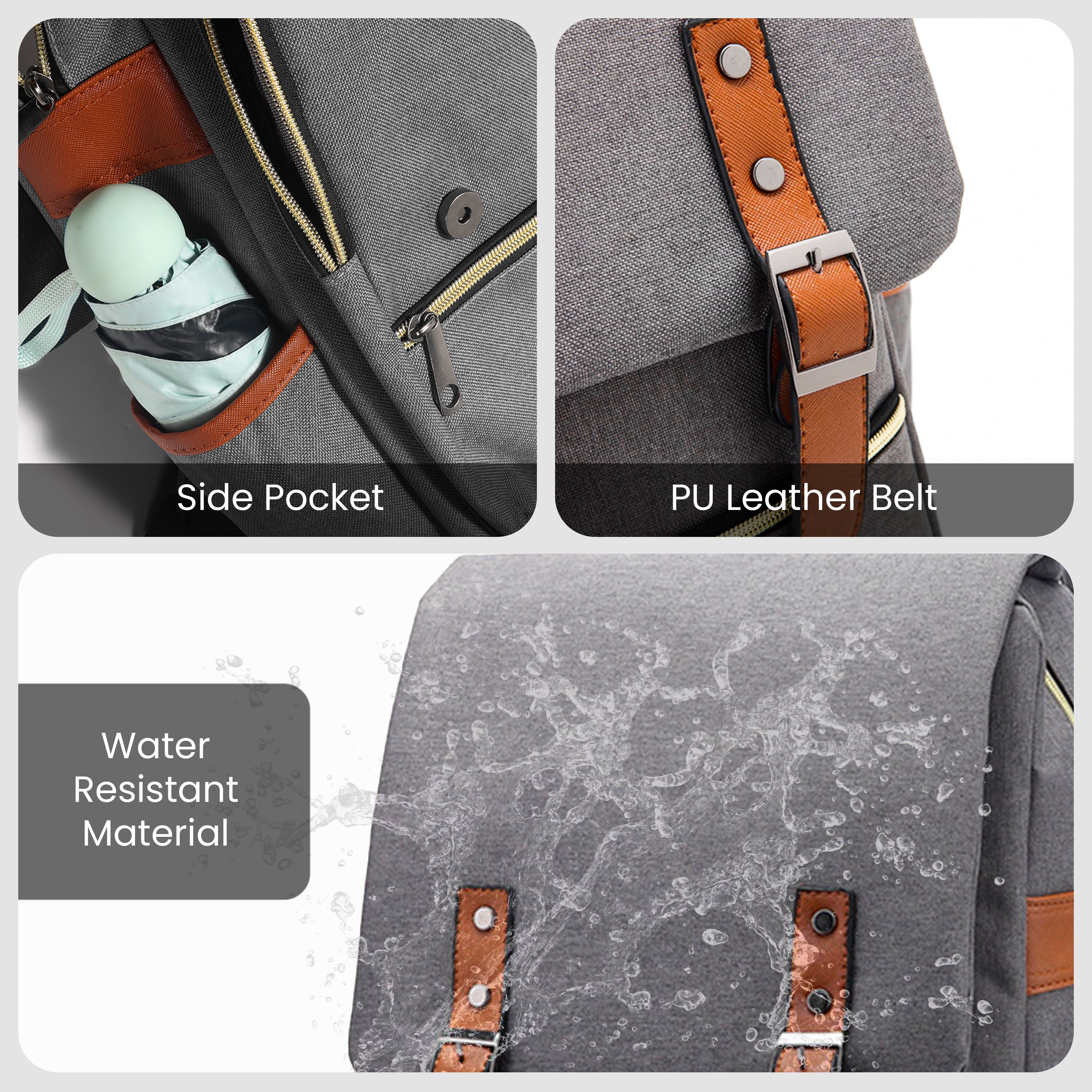 Canvas backpack vintage backpack vintage canvas#color_grey