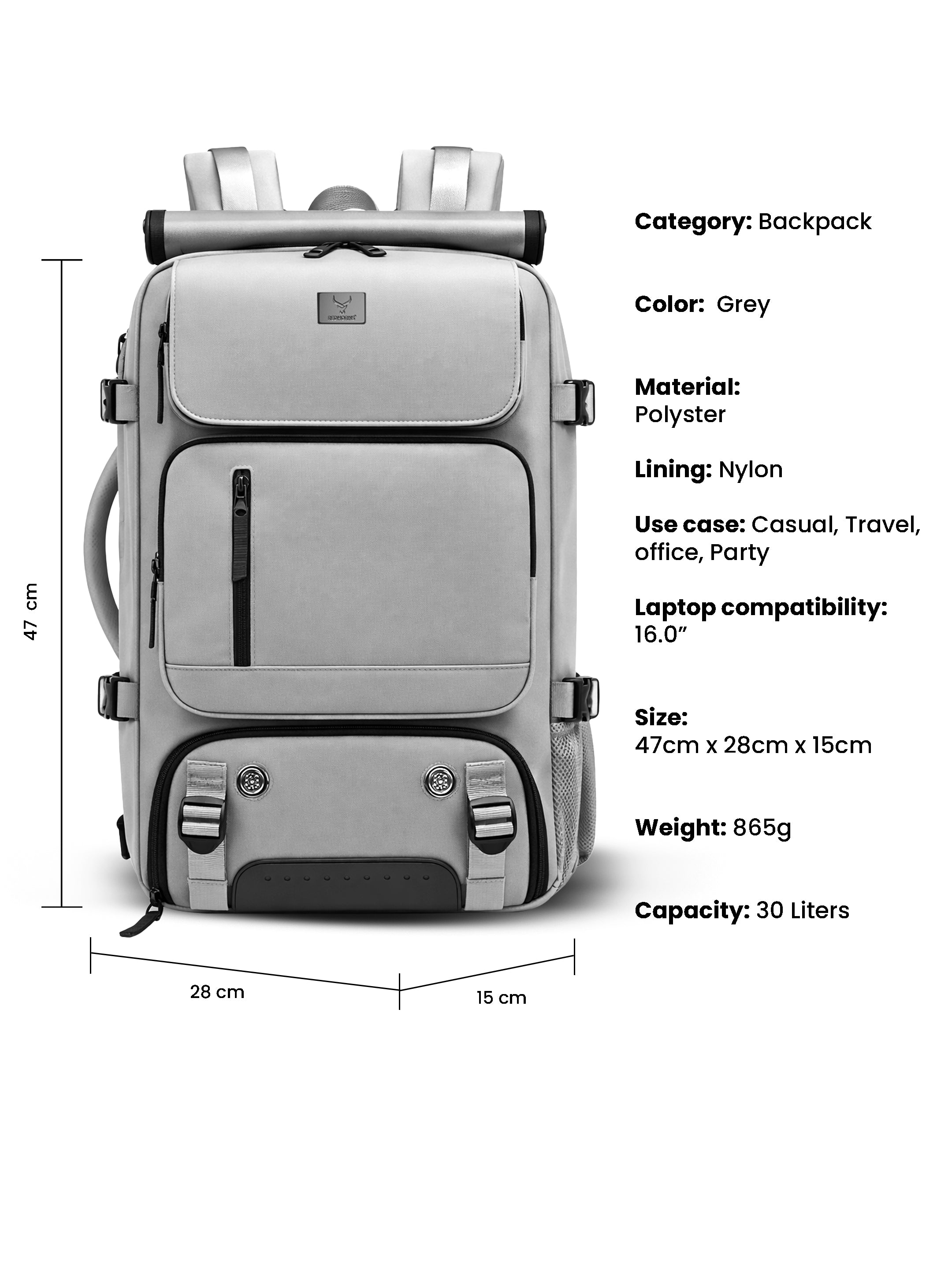 TriMode Voyager 3-in-1 Travel Backpack
