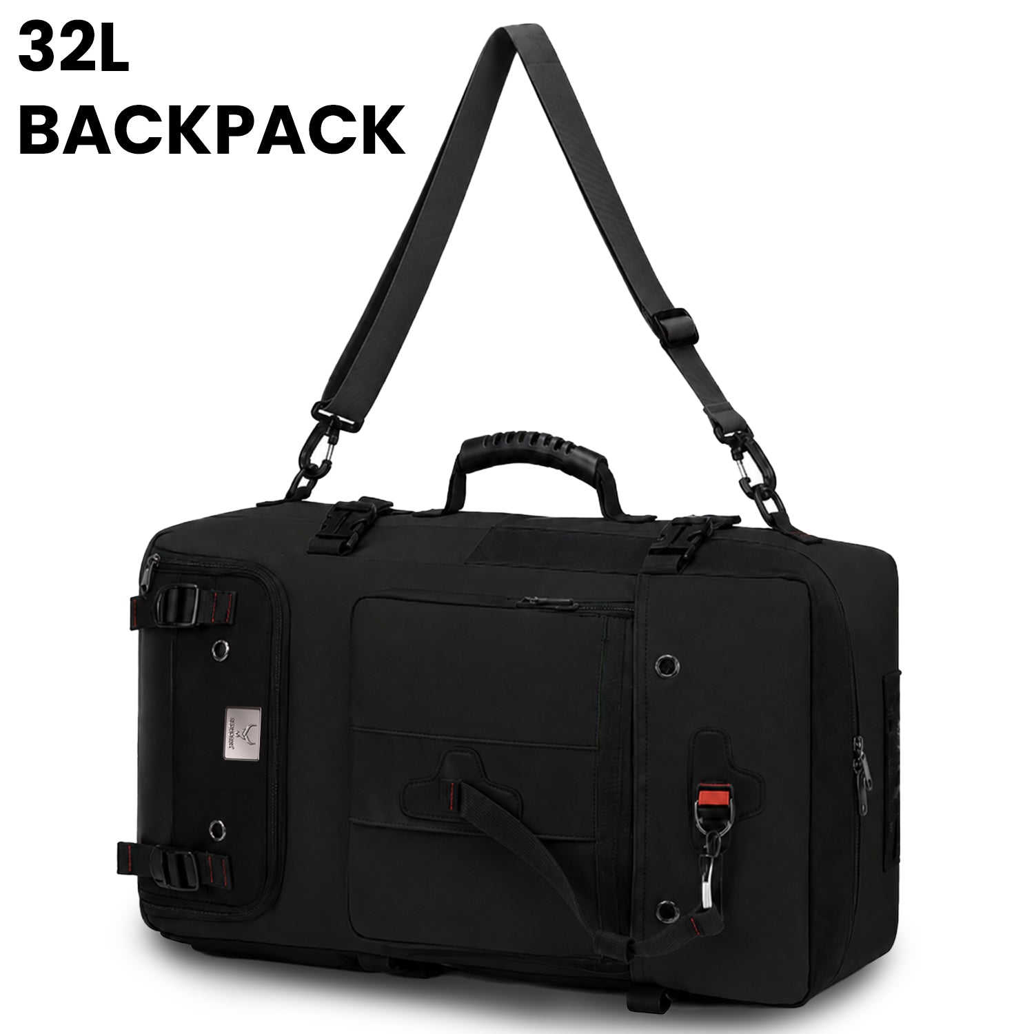 TrailFlex 32L Convertible Hiking Backpack Black - view 8
