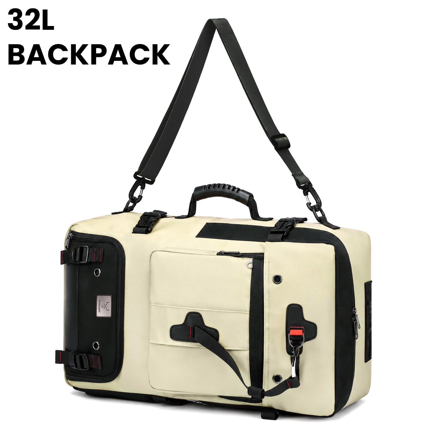 TrailFlex 32L Convertible Hiking Backpack Beige - view 8