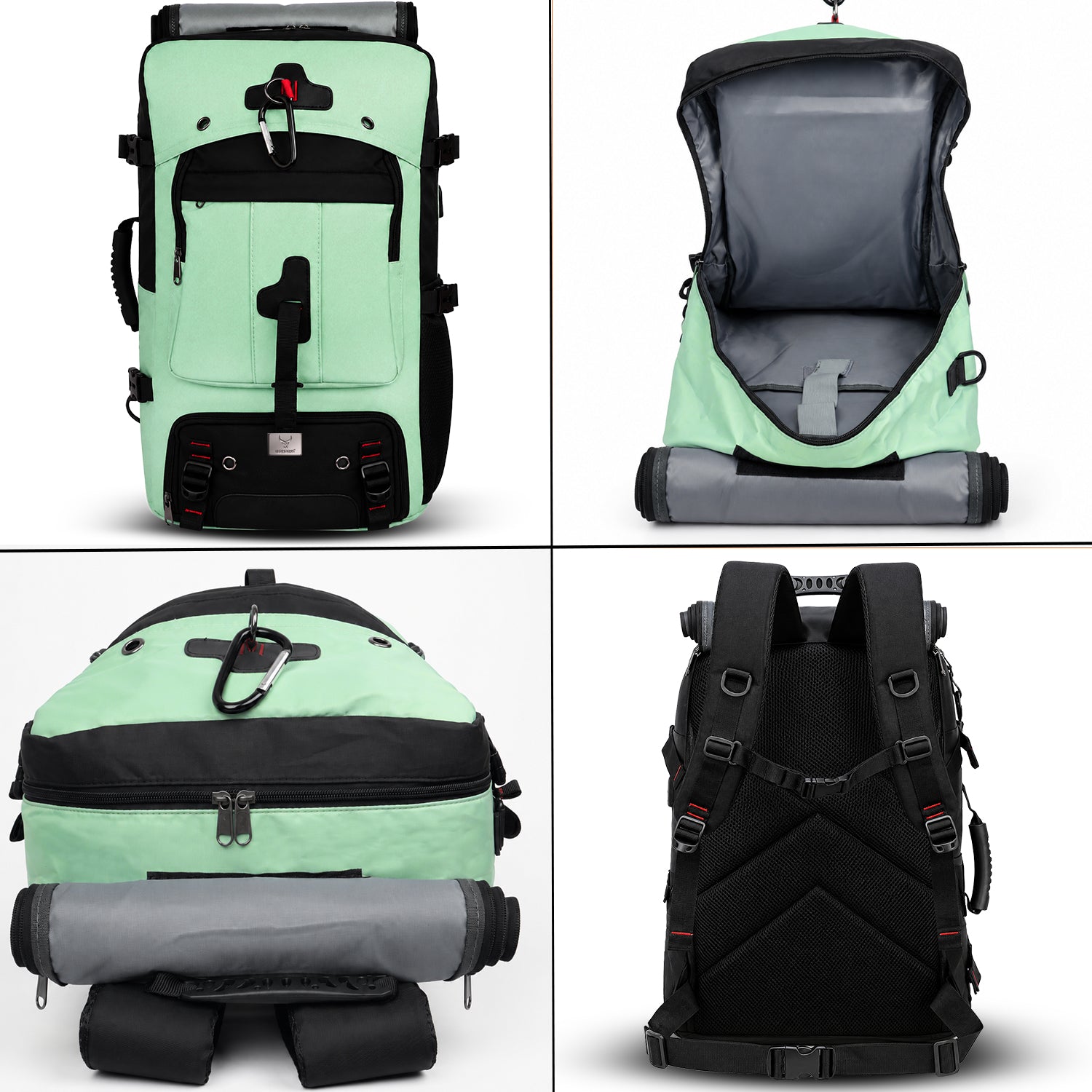 TrailFlex 32L Convertible Hiking Backpack Light Green - view 5