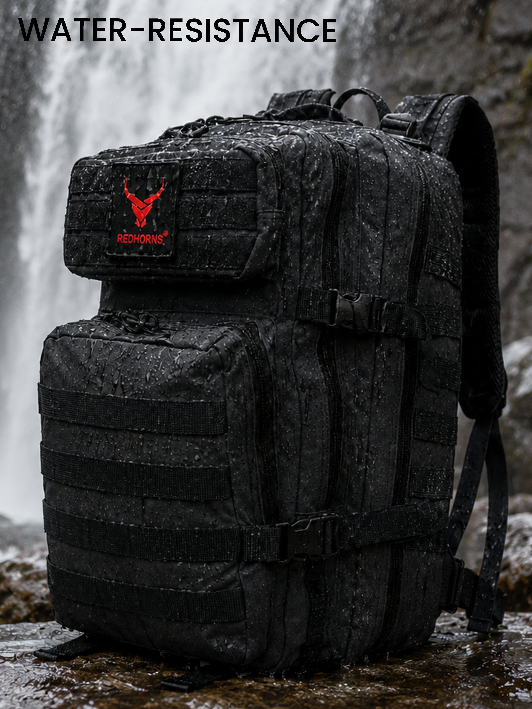 REDHORNS 52L Military Tactical Backpack - Black - BP093A_7.jpg